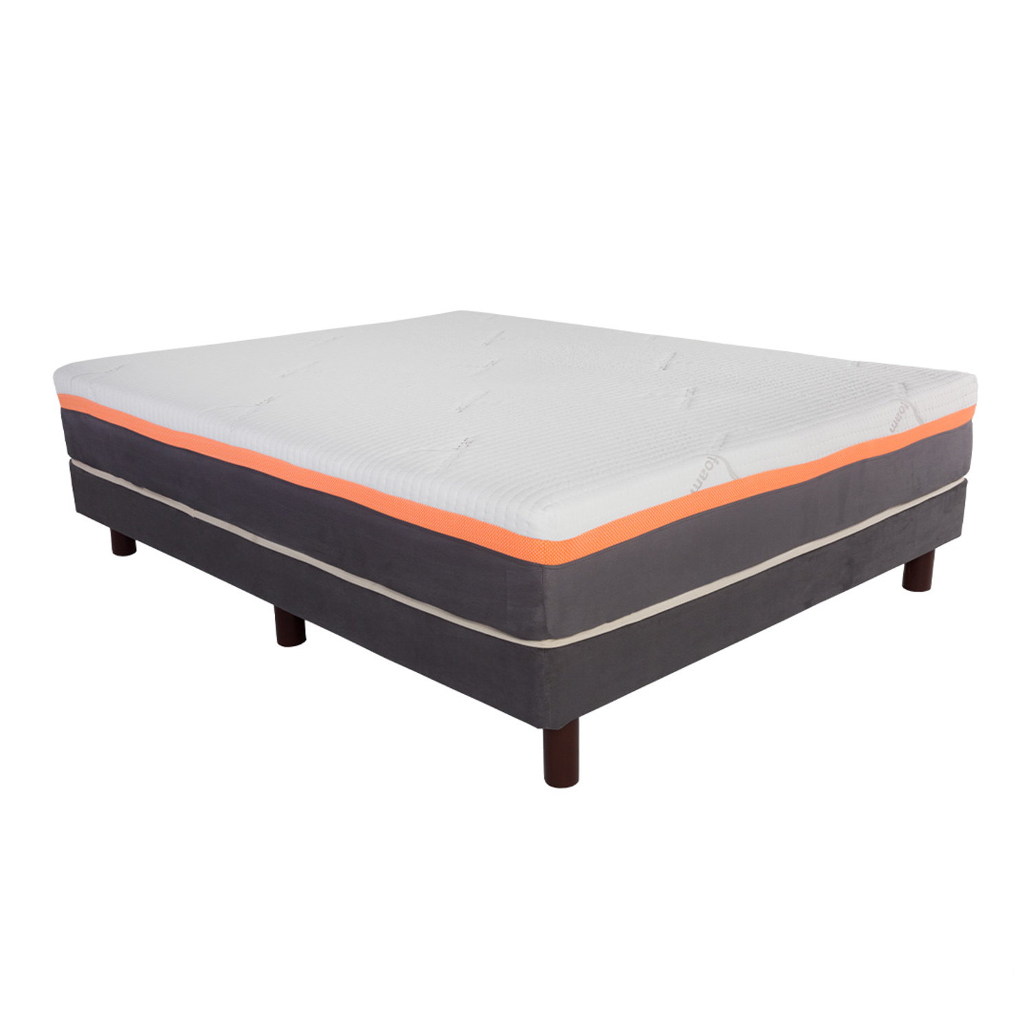 MEMORY FOAM Colchón Better Individual 7 cm de Memory Foam Firmeza Suave Media.