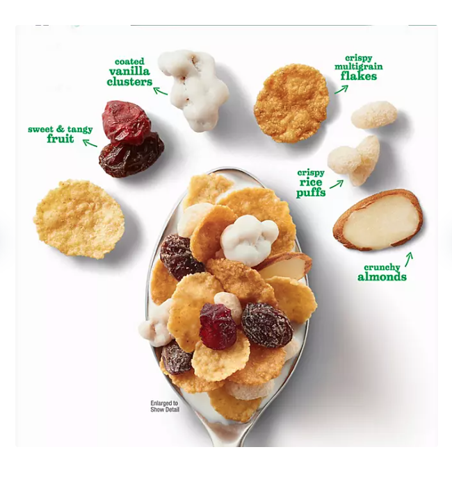 Cereal Basic 4 almendras arandanos 1.12kg importado