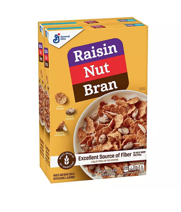 Cereal Raisin Nut Bran almendras y pasas 1.17kg importado