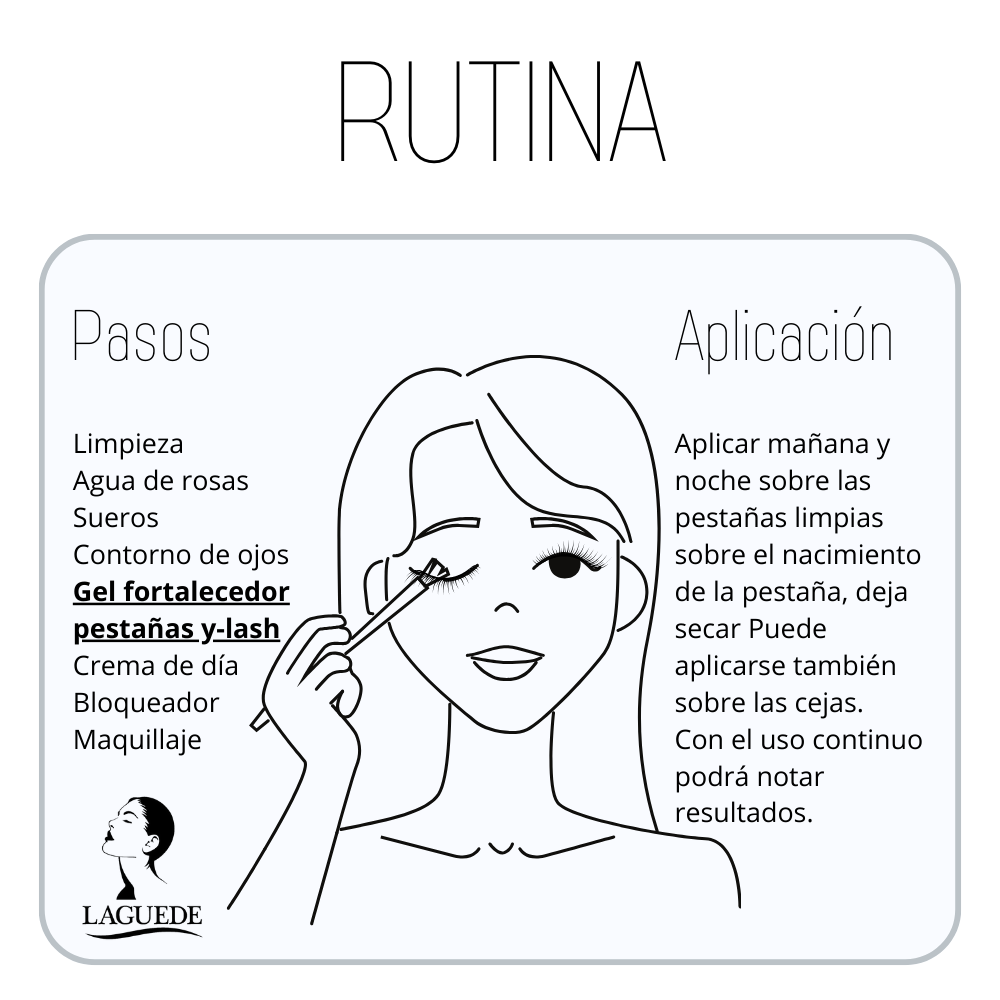 Tratamiento Natural para Crecimiento de Pestañas Y Cejas Y-LASH .