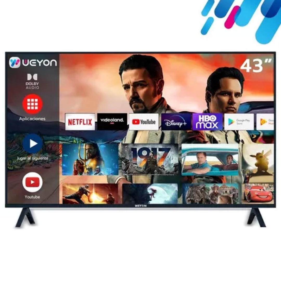 Smart TV Weyon 43WDSNMX Android TV Full HD 43" MÁS VENDIDO7º en