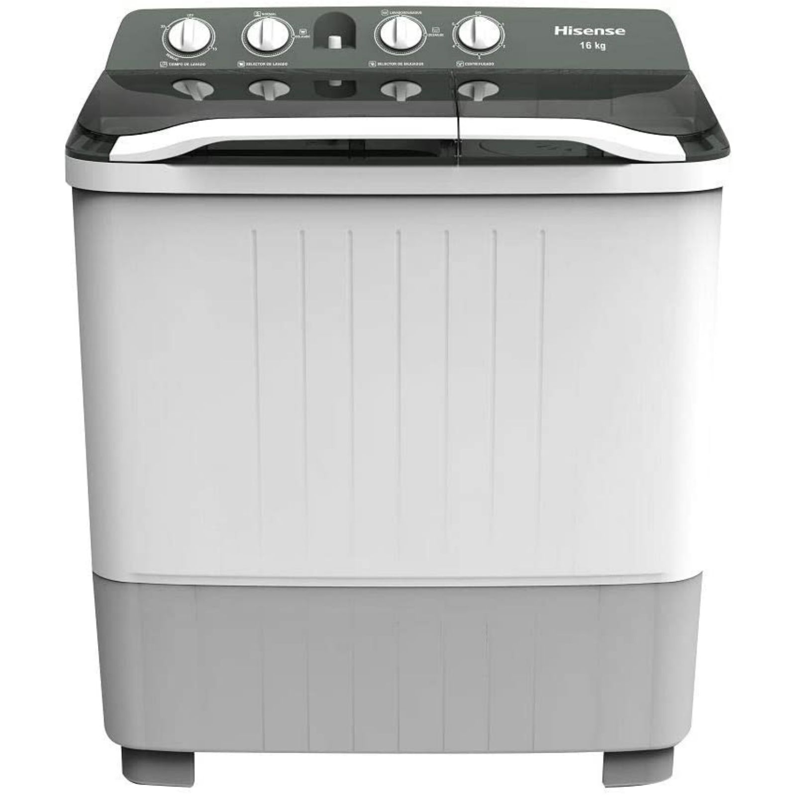 Lavadora Semiautomática Hisense Wsa1603p Doble Tina 16kg
