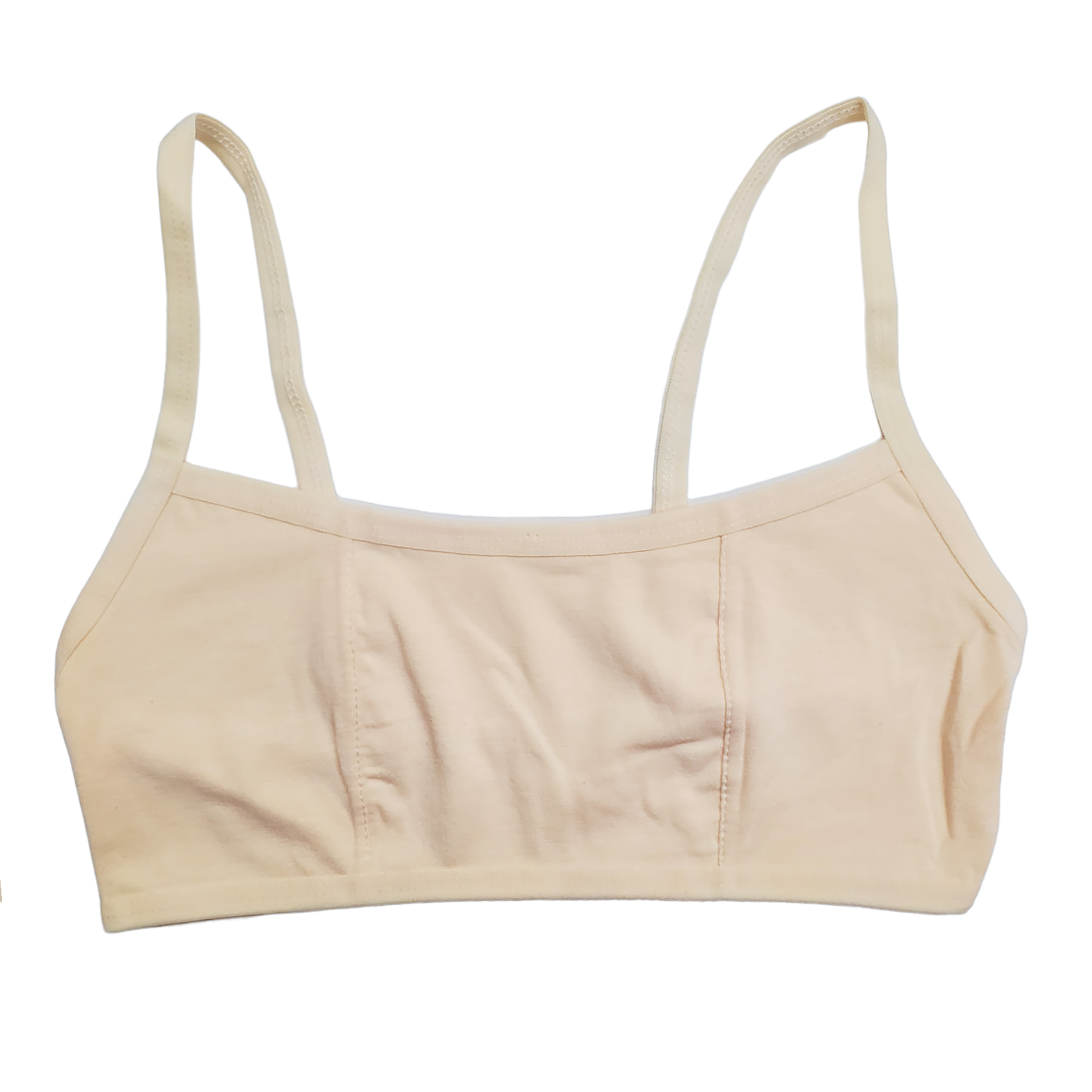 Top Corpiño De Algodón Tirante Delgado Adolescentes 6pz