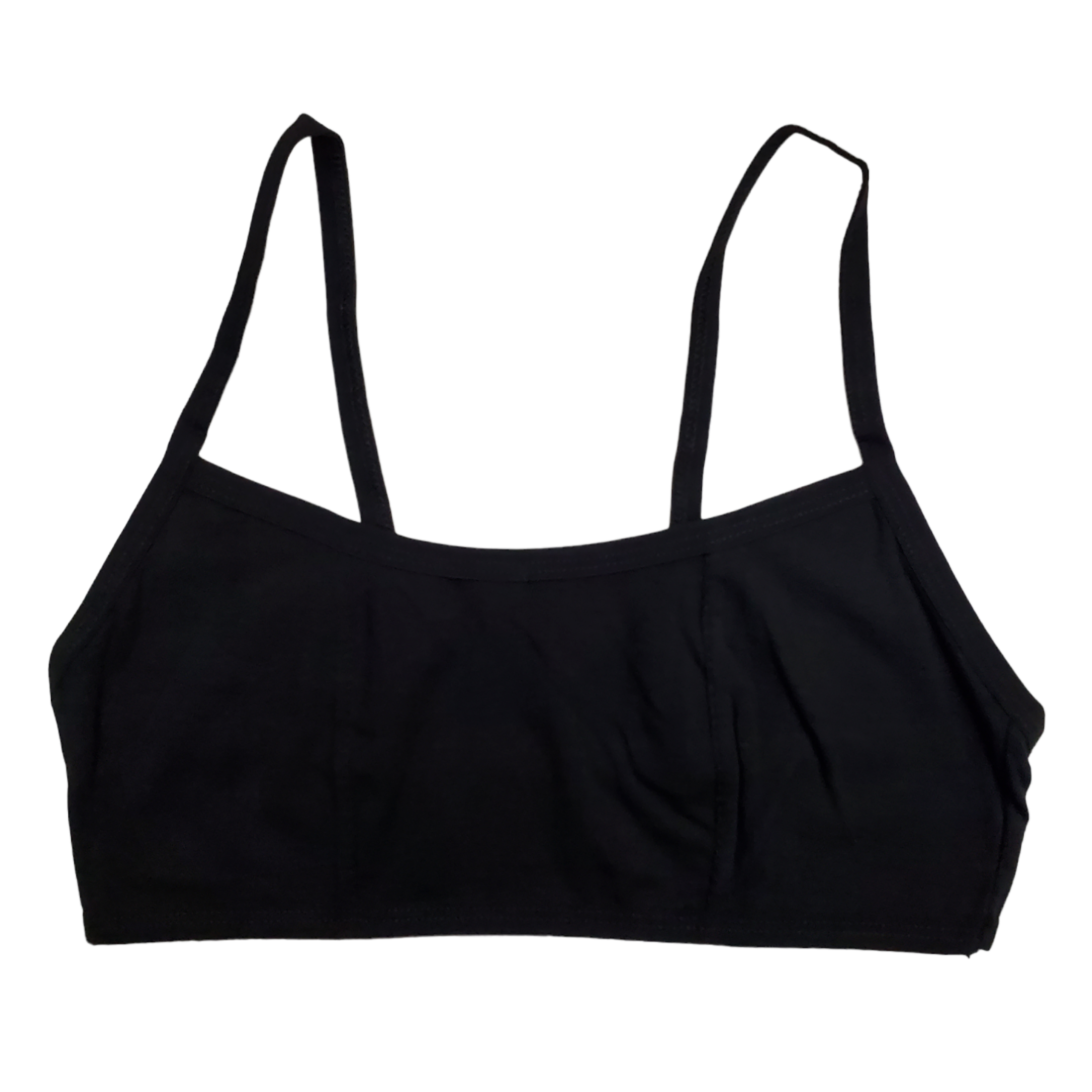 Top Corpiño De Algodón Tirante Delgado Adolescentes 6pz