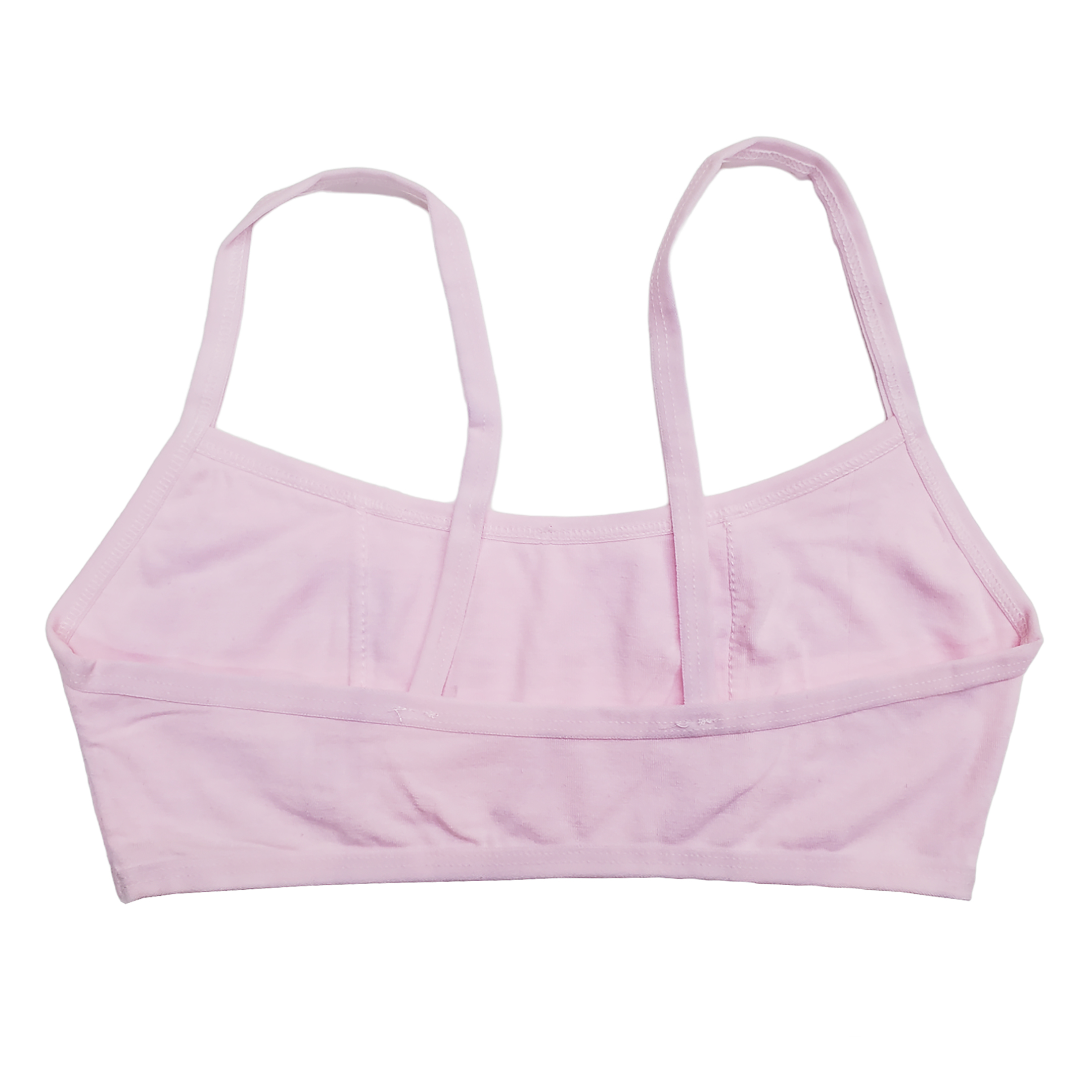 Top Corpiño De Algodón Tirante Delgado Adolescentes 6pz