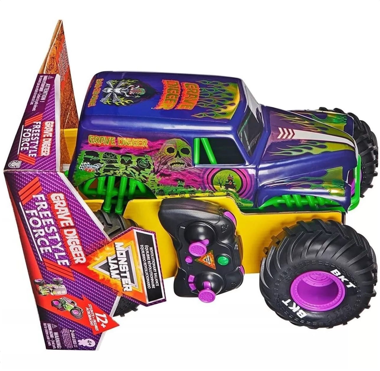 Monster jam grave digger freestyle R/C spin master