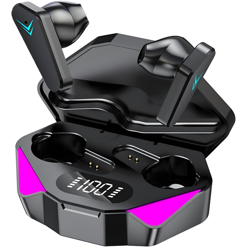 Audífonos In-ear Inalámbricos X15 Auriculares De Juego Negro