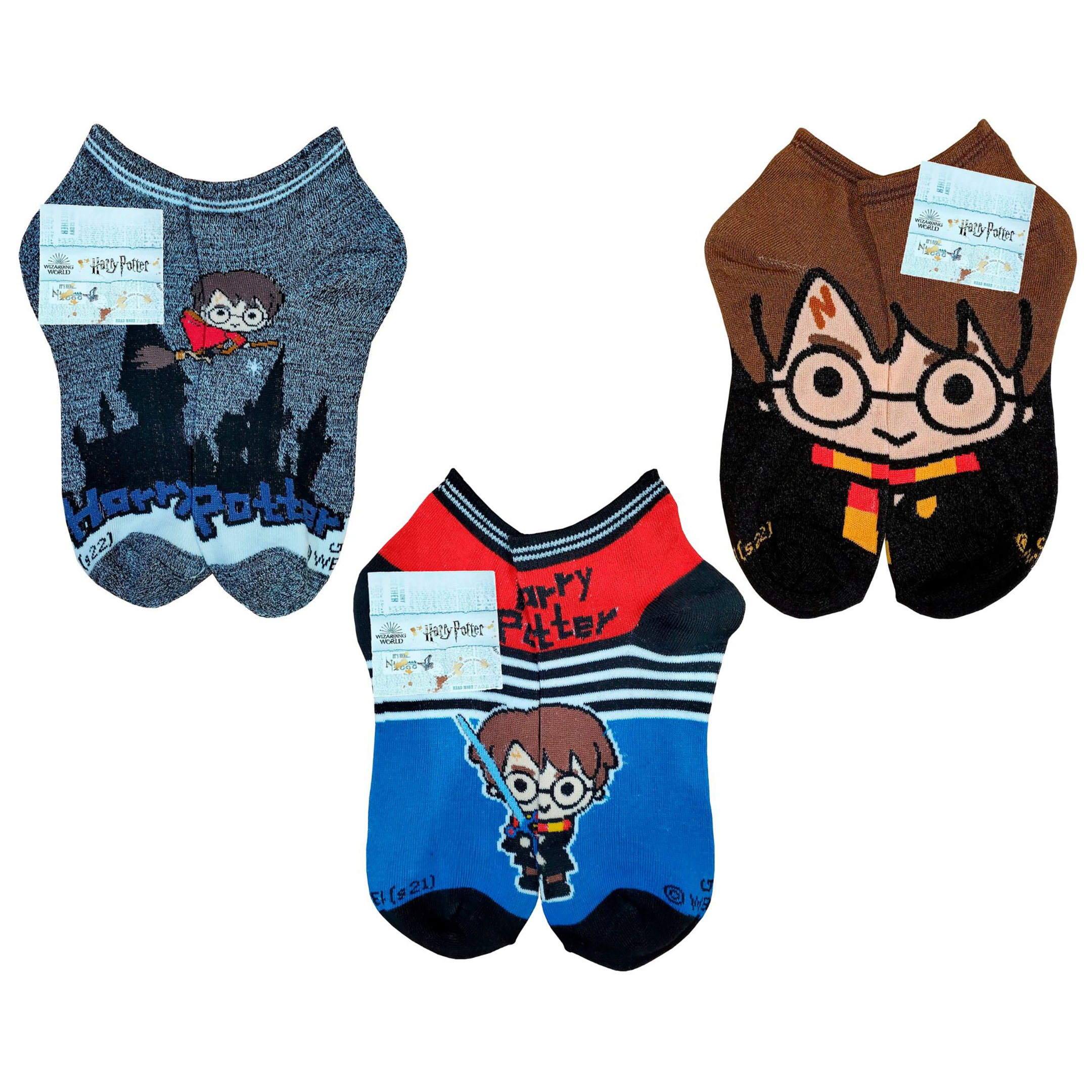 Tines Cortos Harry Potter Unisex 6 Pares