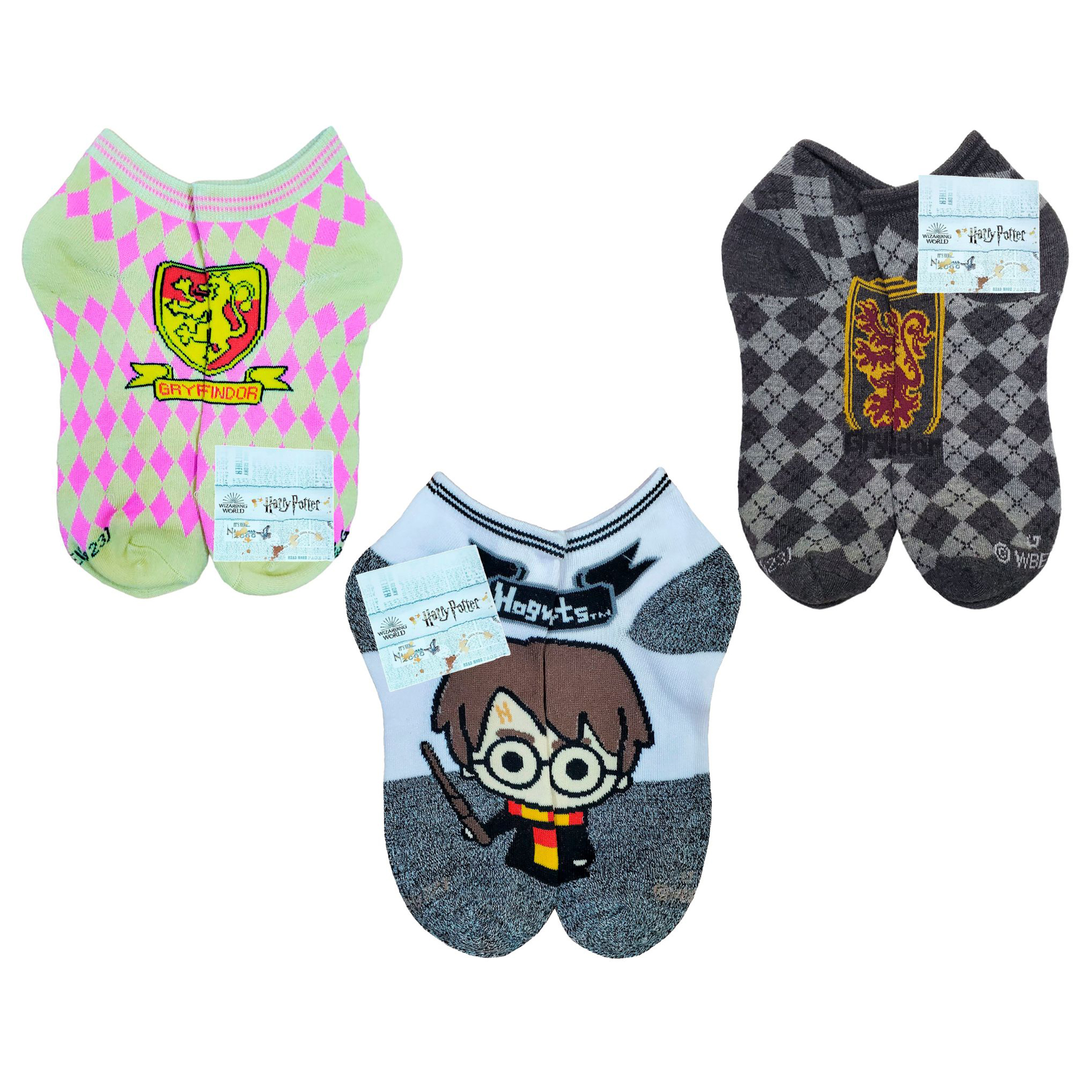 Tines Cortos Harry Potter Unisex 6 Pares