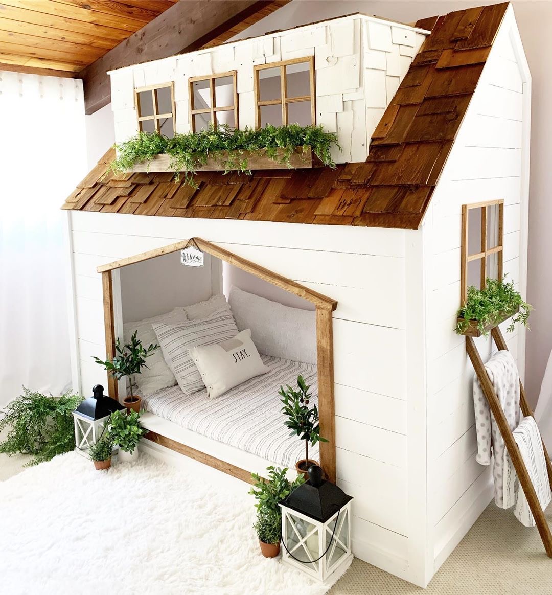 Cama Casita Infantil Nórdica.