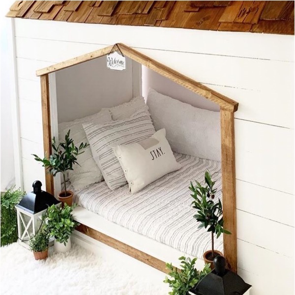 Cama Casita Infantil Nórdica.