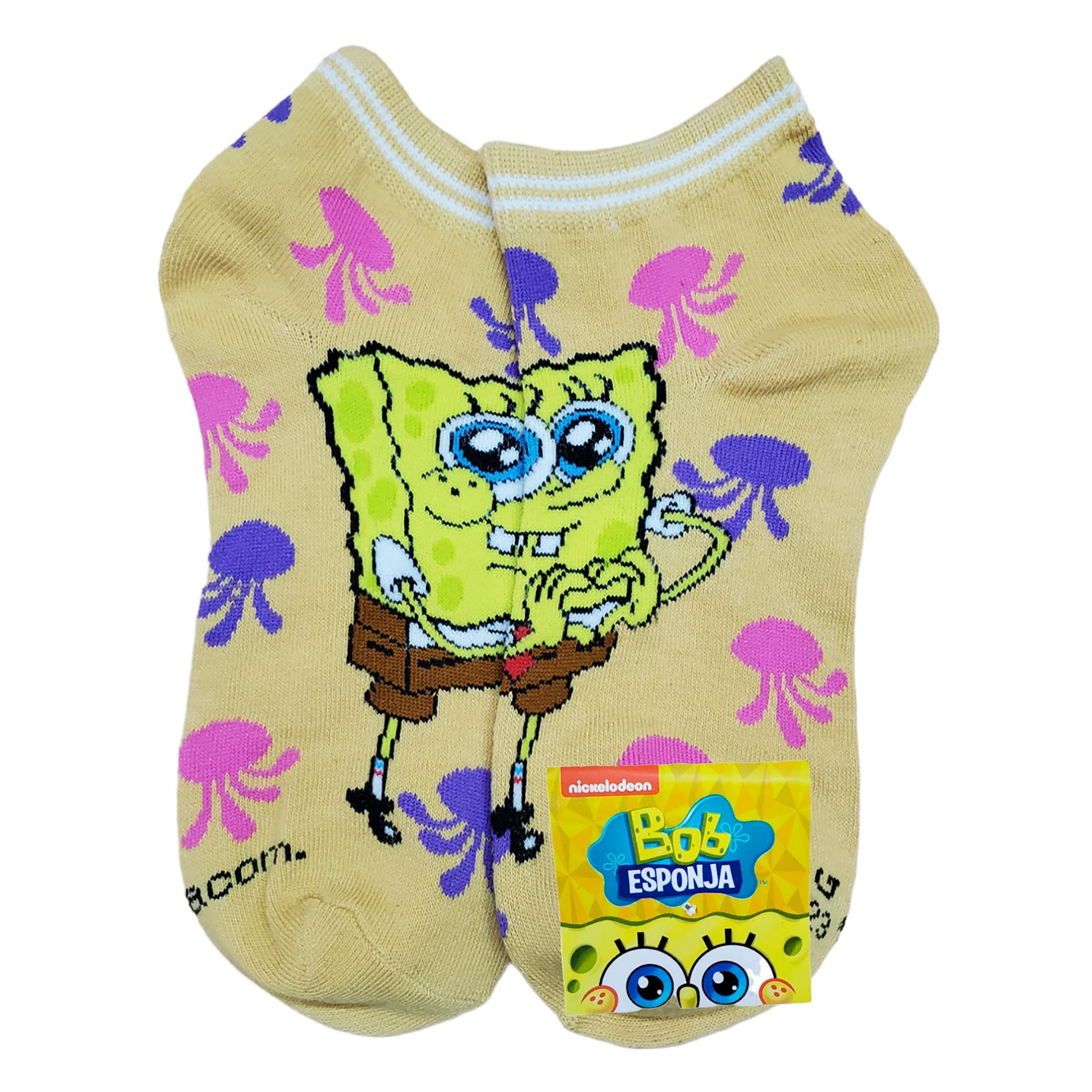 Tines Cortos Bob Esponja Unisex 12 Pares