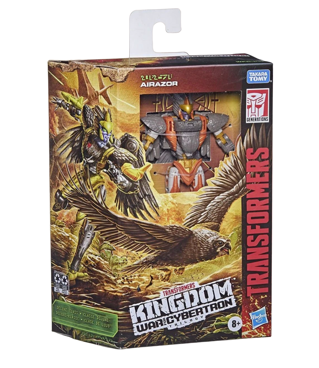 Transformers Kingdom War For Cybertron 15cm Hasbro airazor, slammer, blackarachnia o pipes