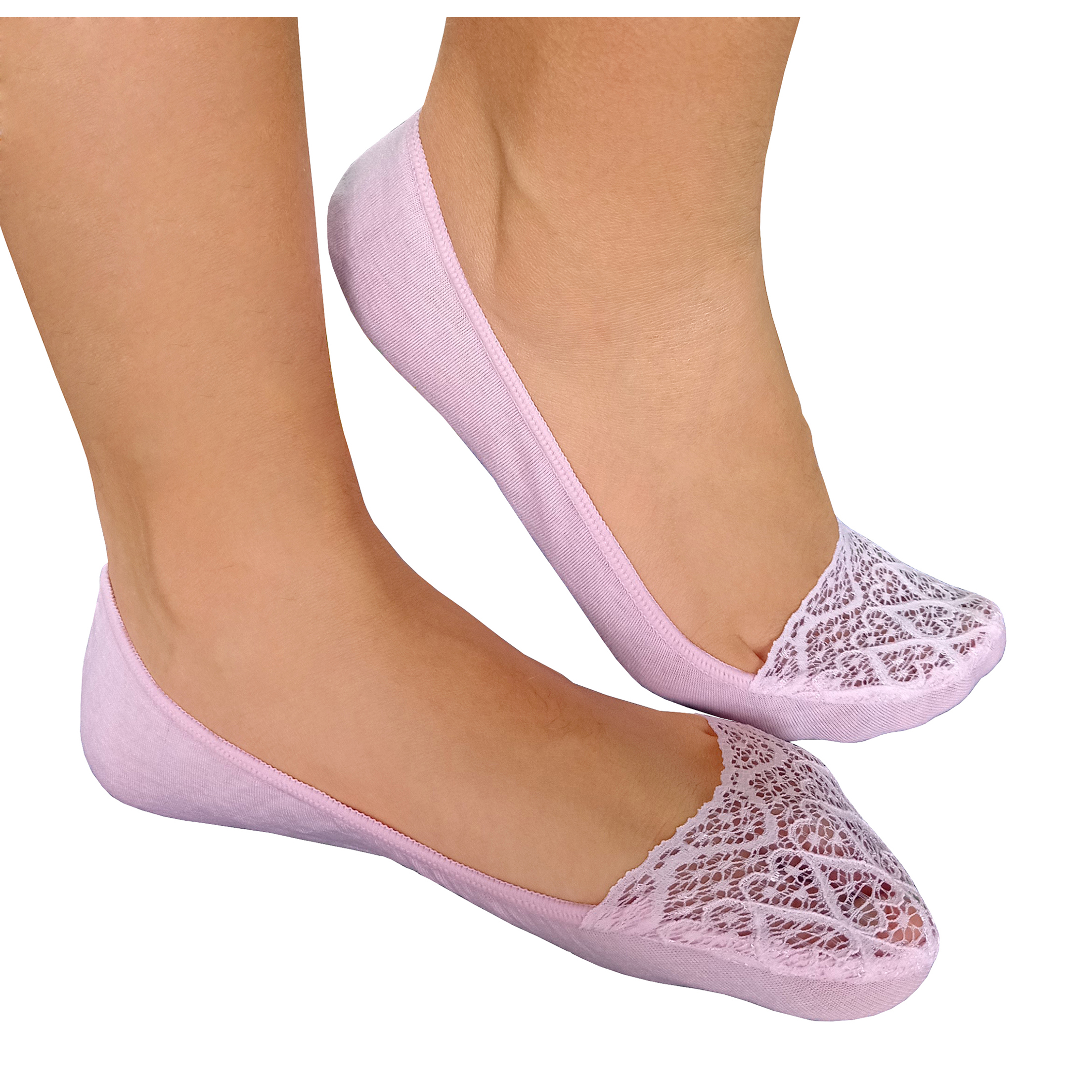 Tin-protector Invisible De Encaje Dama 6 Pares
