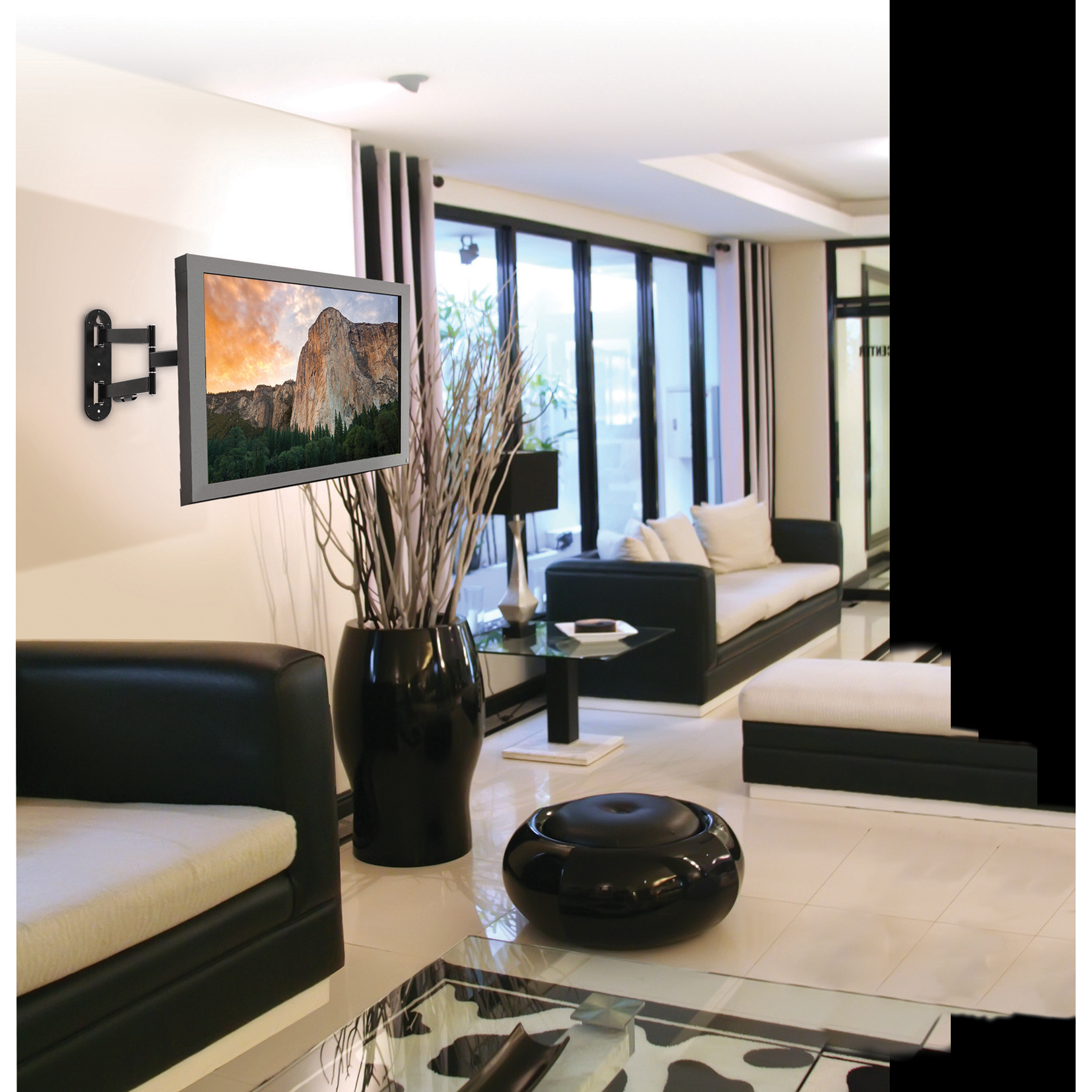 SOPORTE PARA PANTALLAS 23" A 42" MOV. ANGULAR Y ARTICULADO VOLTECK 46095