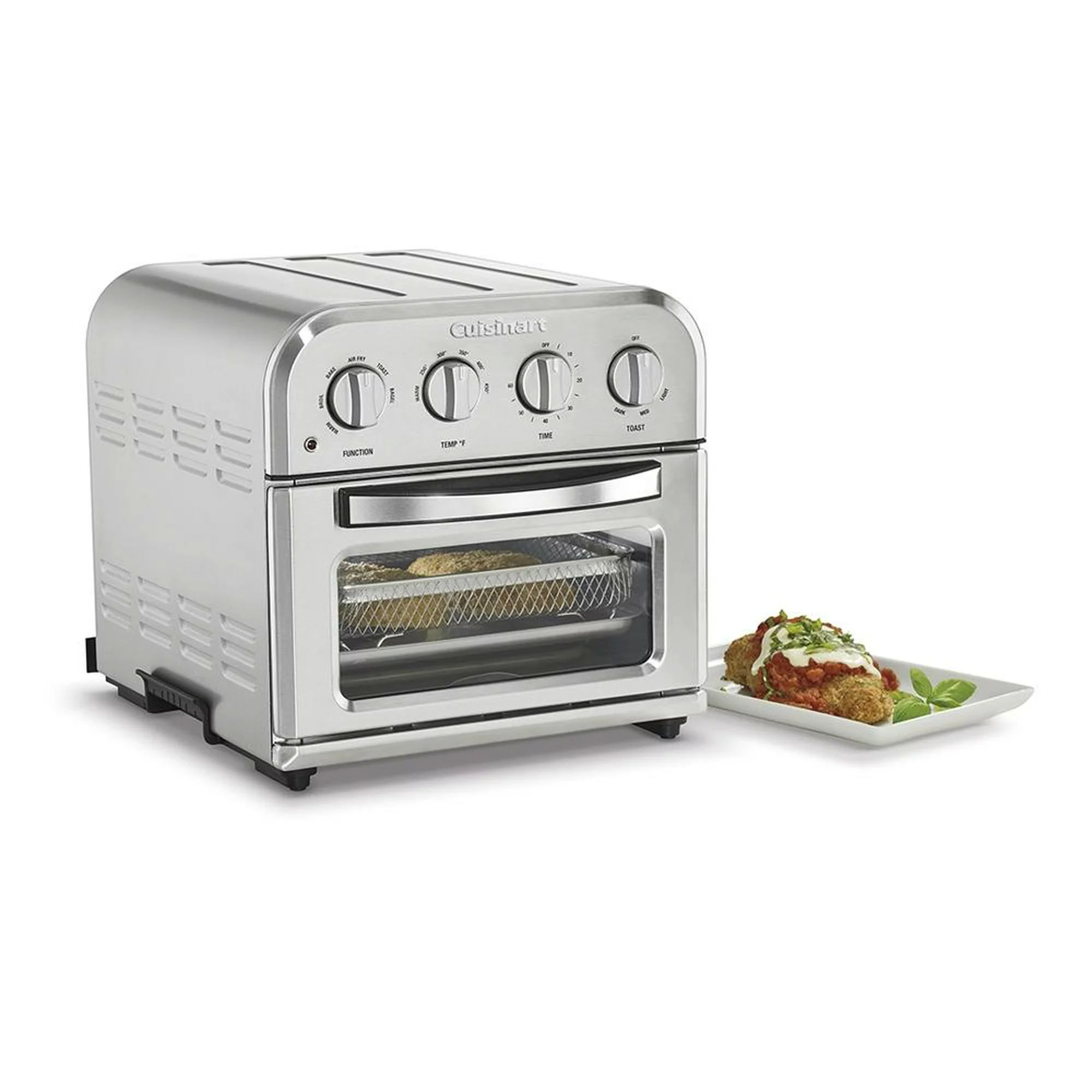 Horno Cuisinart Air Fryer Compacto Plateado