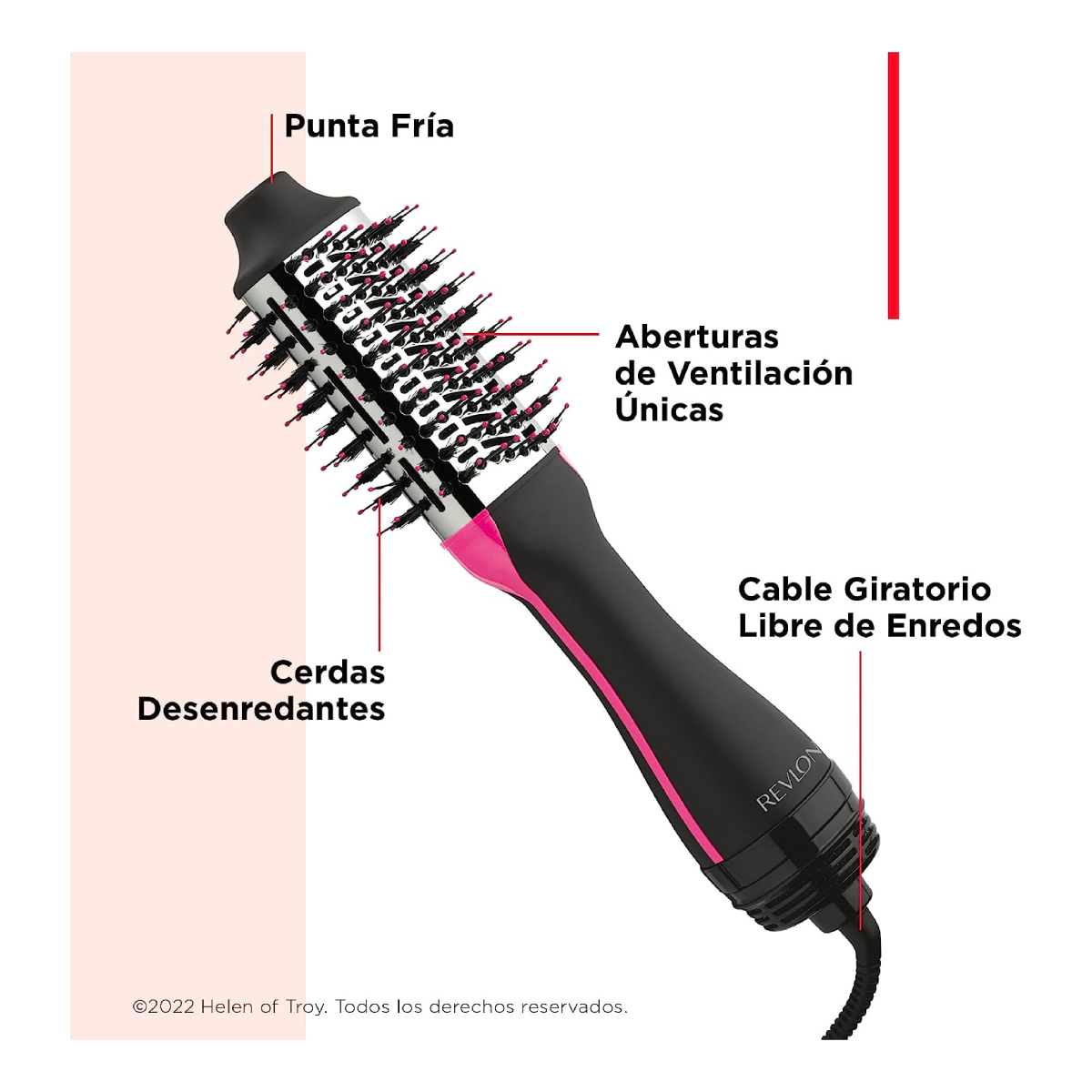 Revlon One-Step Secador Y Voluminizador Titanium Max Edition