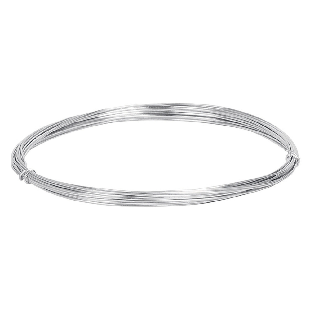 Rollos de 120g de alambre galvanizado calibre 22, en bolsa