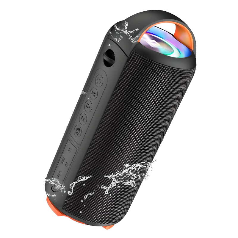 Bocina Bluetooth Portátil Bocina Impermeable Con Rgb Luces