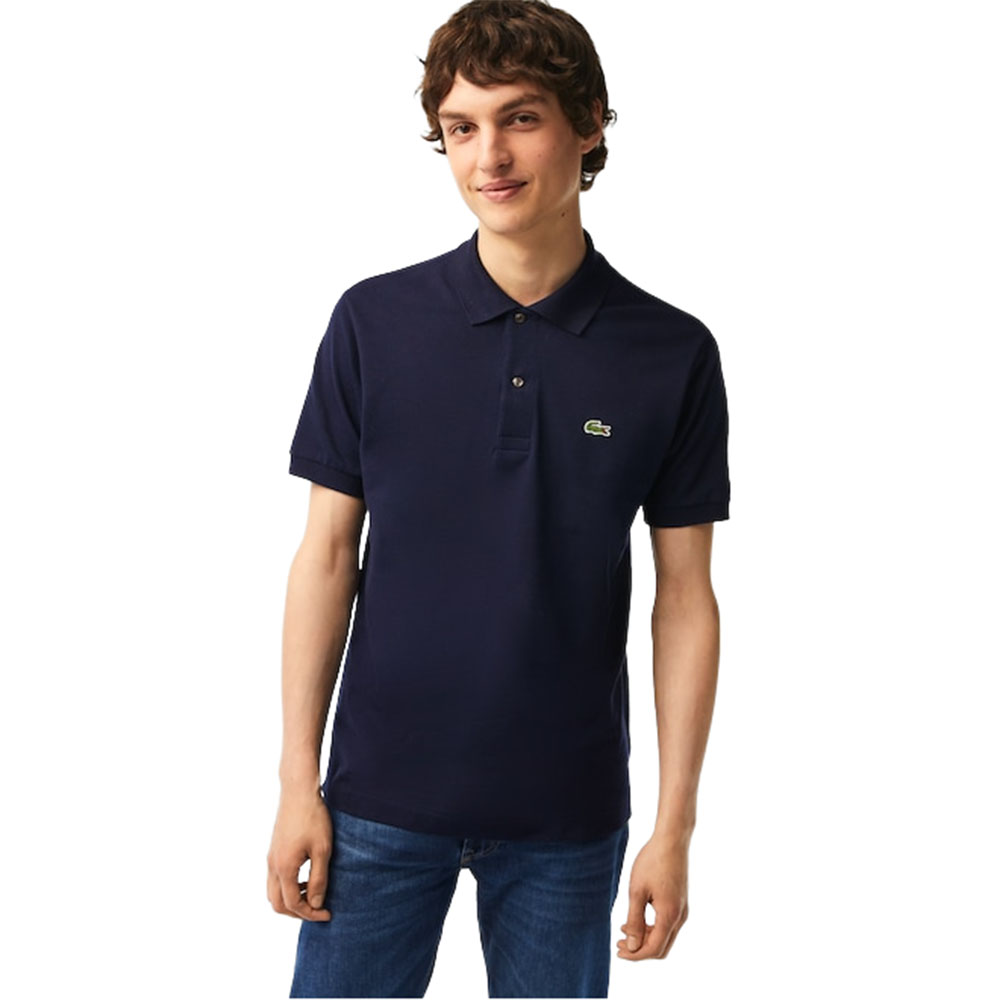 Playera Manga Corta Lacoste Tipo Polo Color Azul Marino