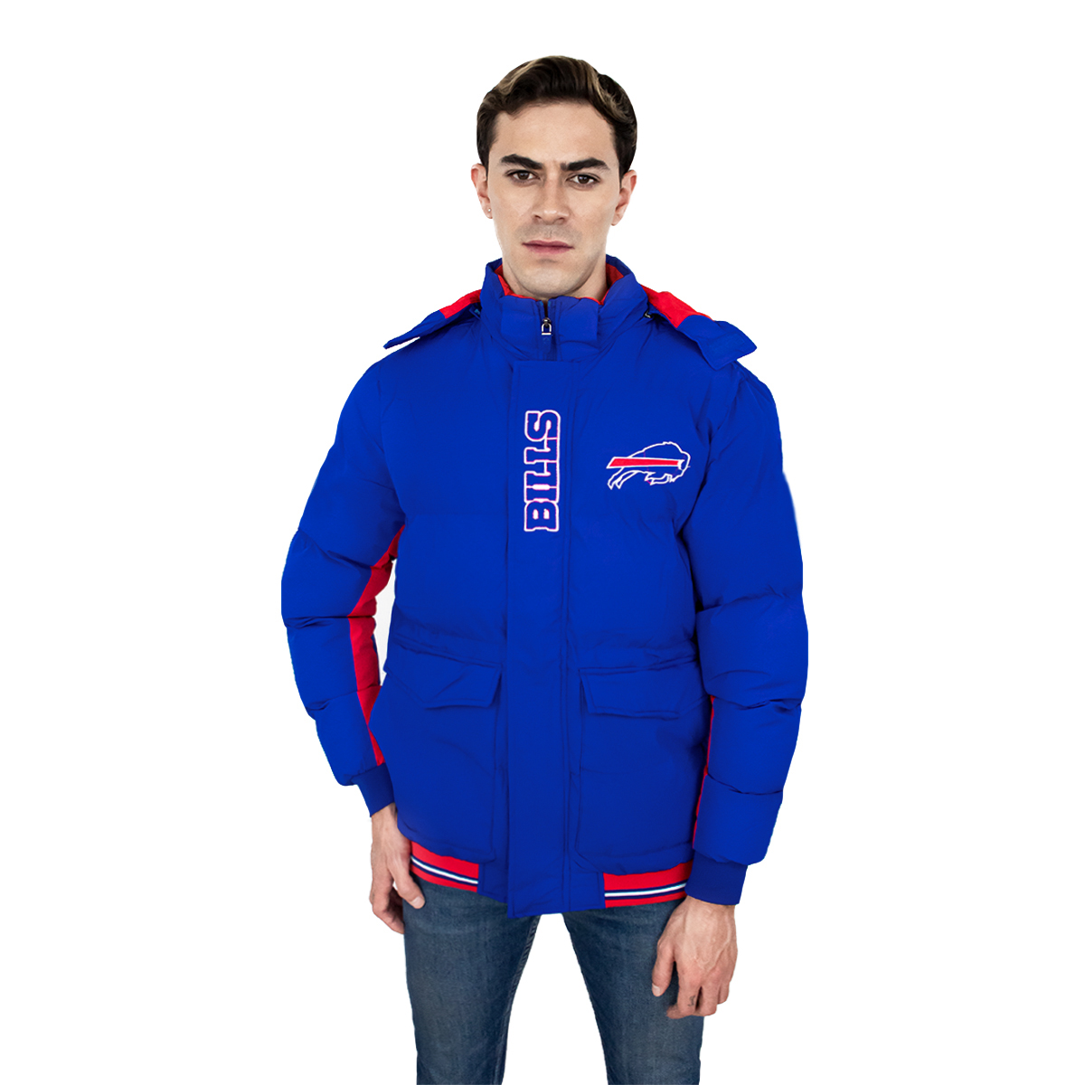 Chamarra Para Caballero Buffalo Bills Marca Nfl 100% Original