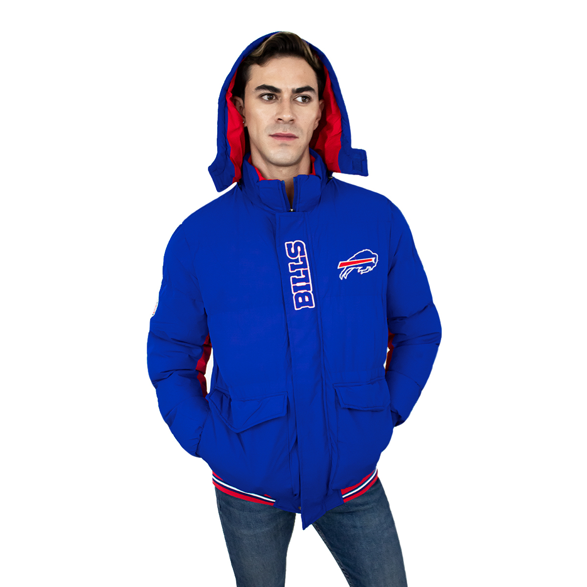 Chamarra Para Caballero Buffalo Bills Marca Nfl 100% Original