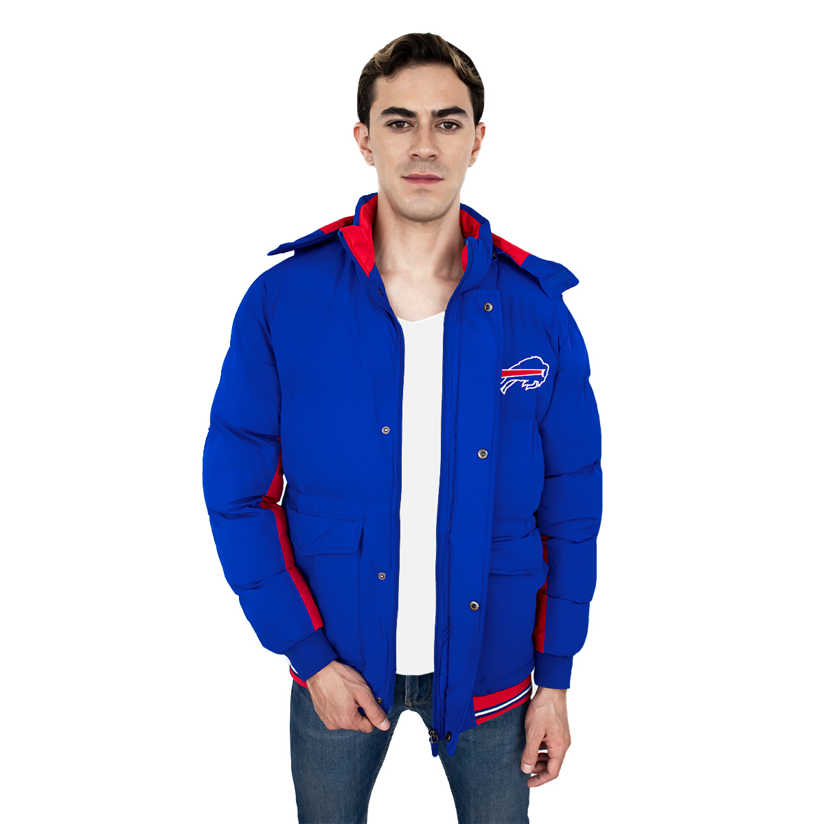 Chamarra Para Caballero Buffalo Bills Marca Nfl 100% Original