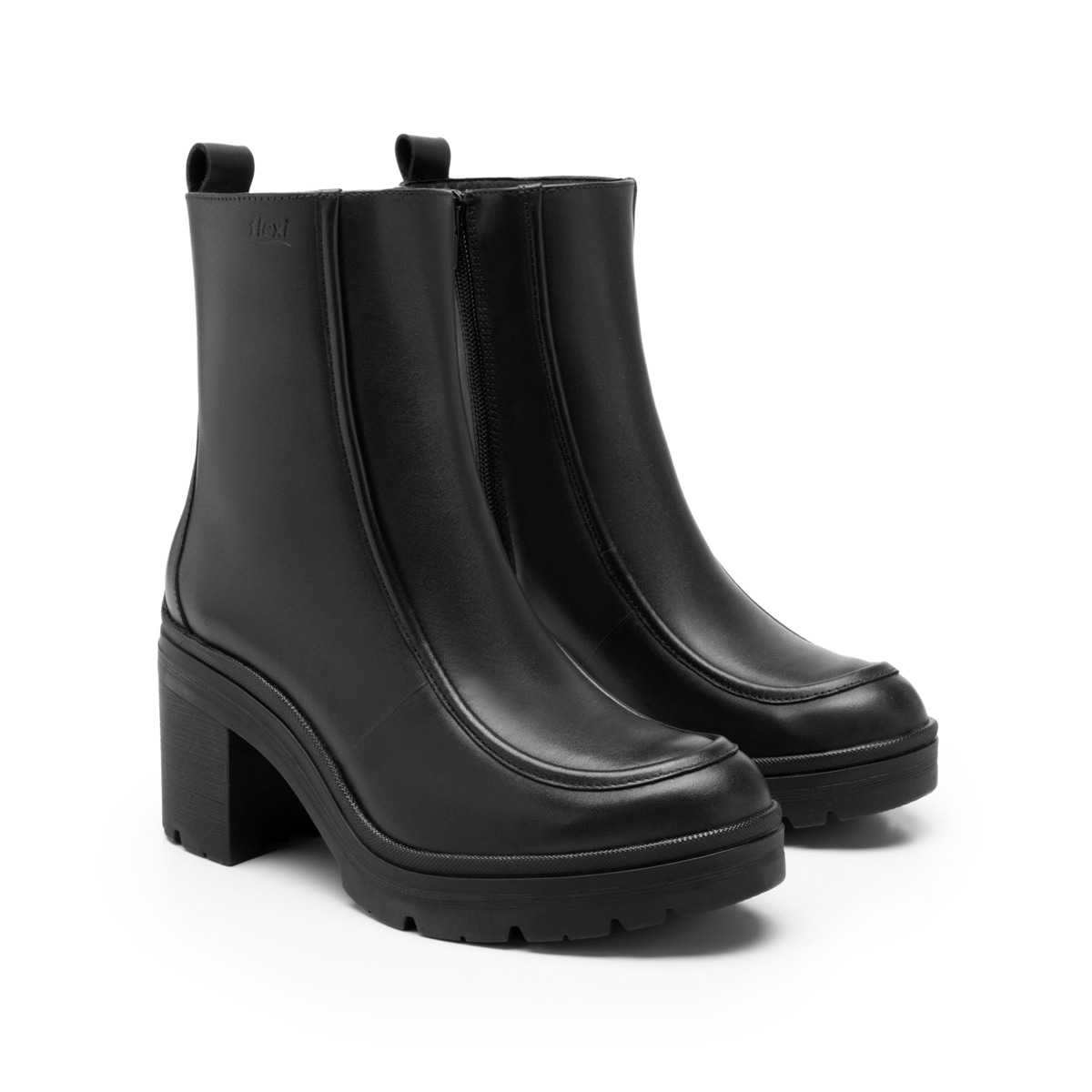 Bota Semivestir Flexi Para Mujer Con Cierre Interno 119606