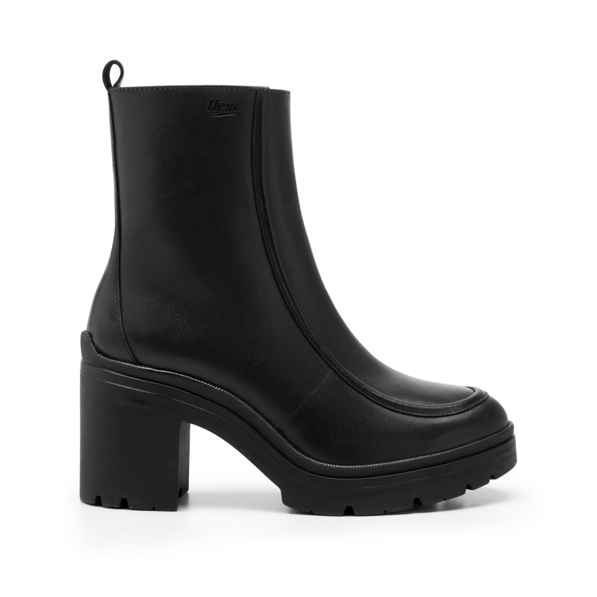 Bota Semivestir Flexi Para Mujer Con Cierre Interno 119606