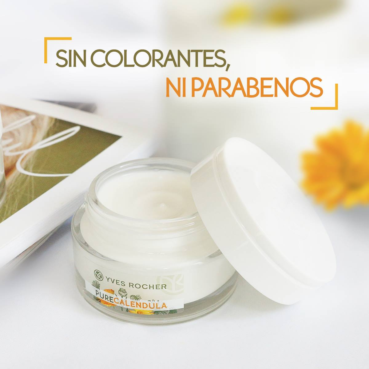 Crema Facial Regenerante Antiarrugas Calendula Yves Rocher 50ml