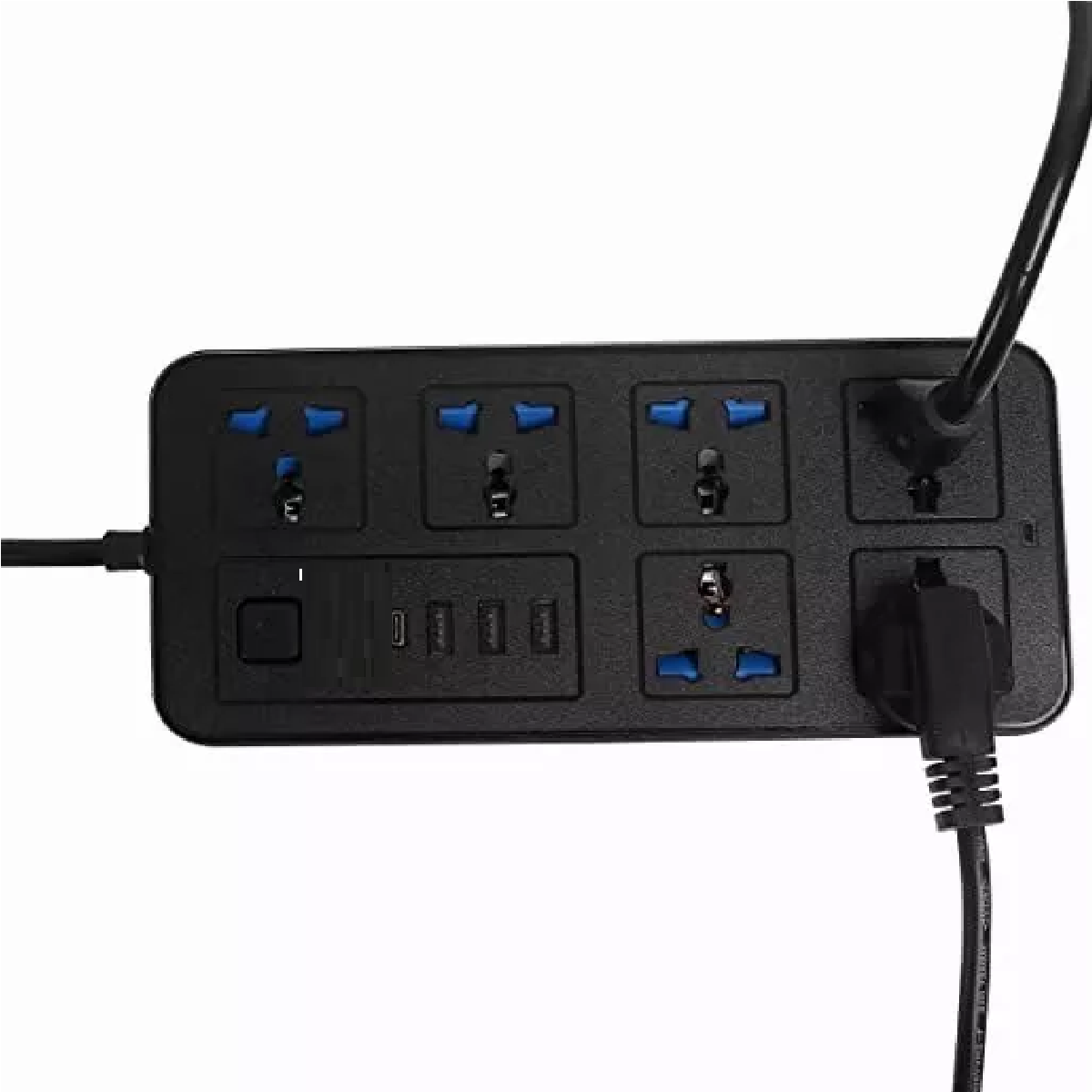 Regulador Electrico Multicontactos Extension 6 Salidas 4 Usb