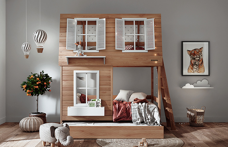 Litera Infantil Fantasy I Nogal.