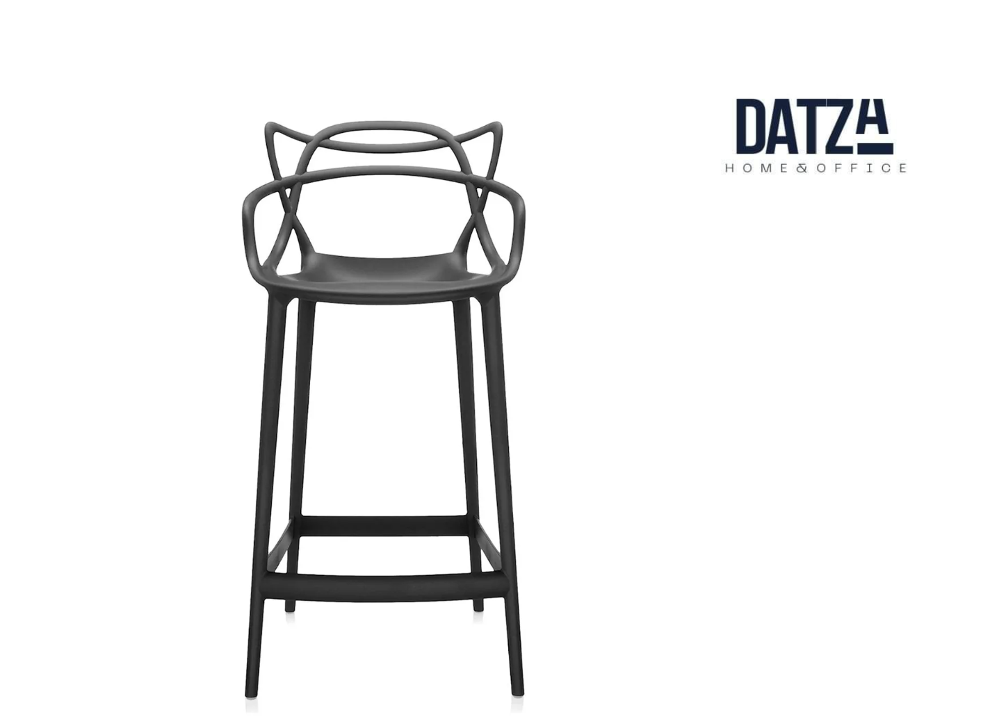 Kit de 2 bancos negros para barra exterior 