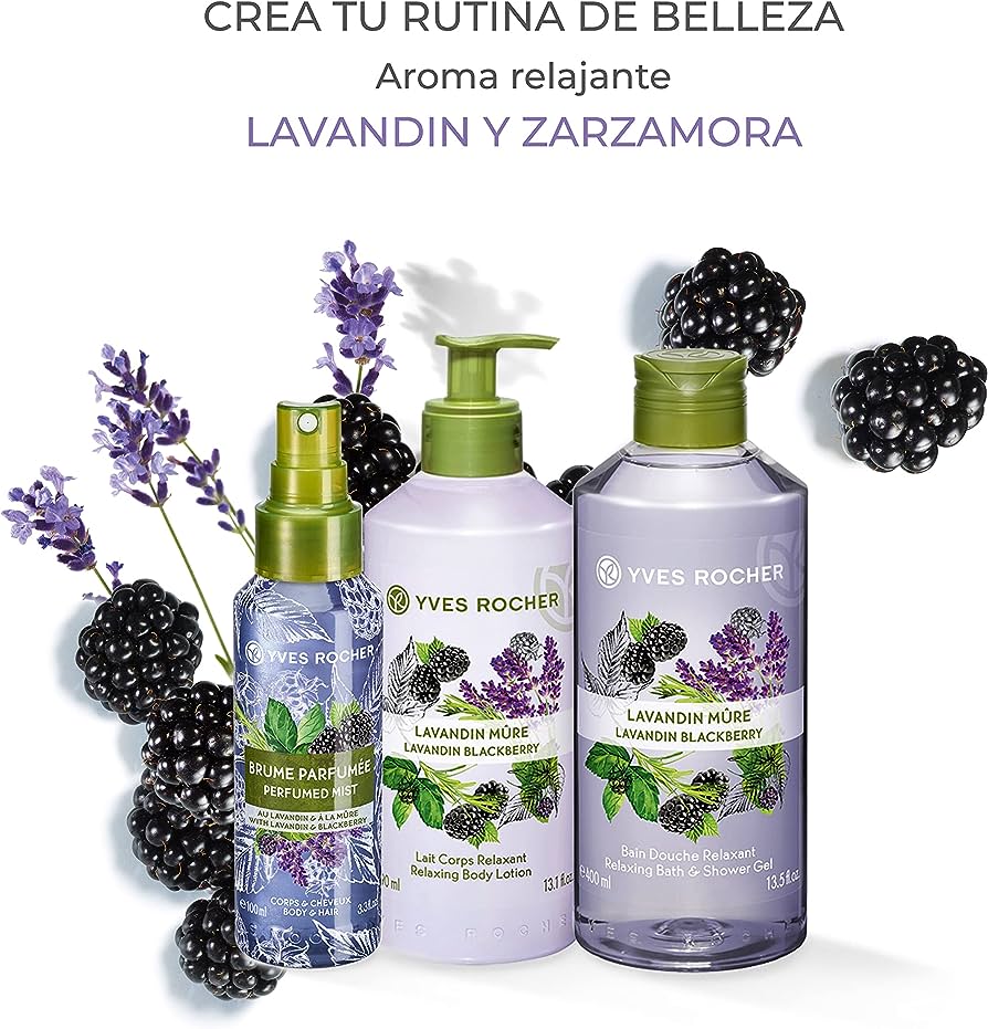 Maxi Crema Corporal Lavanda y Mora Yves Rocher 390ml