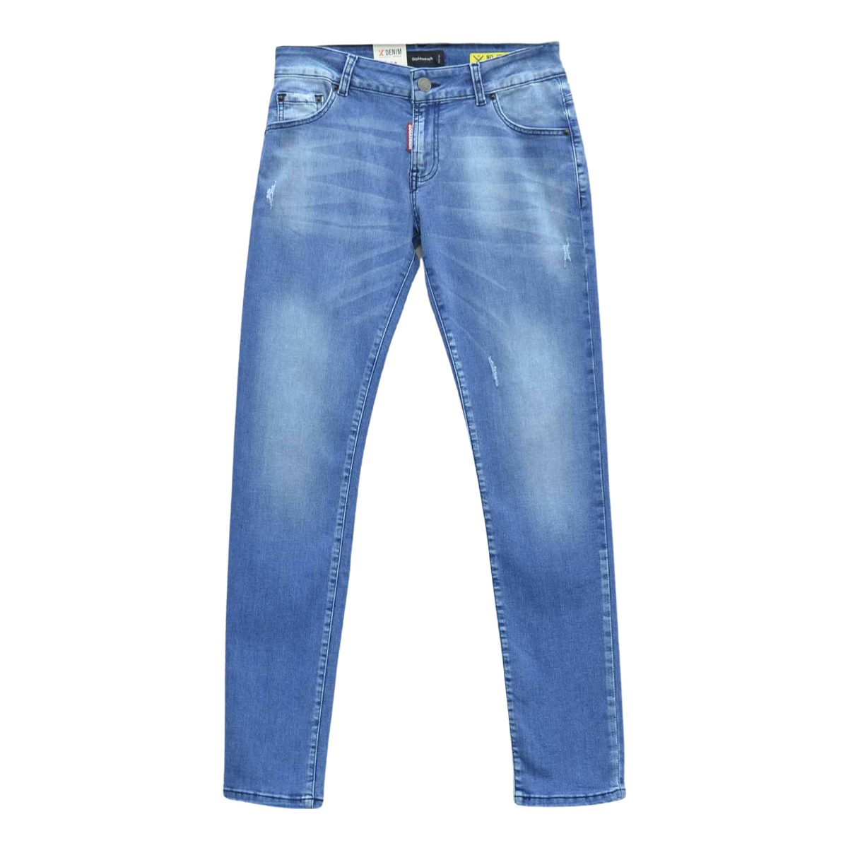 Pantalón de mezclilla claro slim fit para hombre