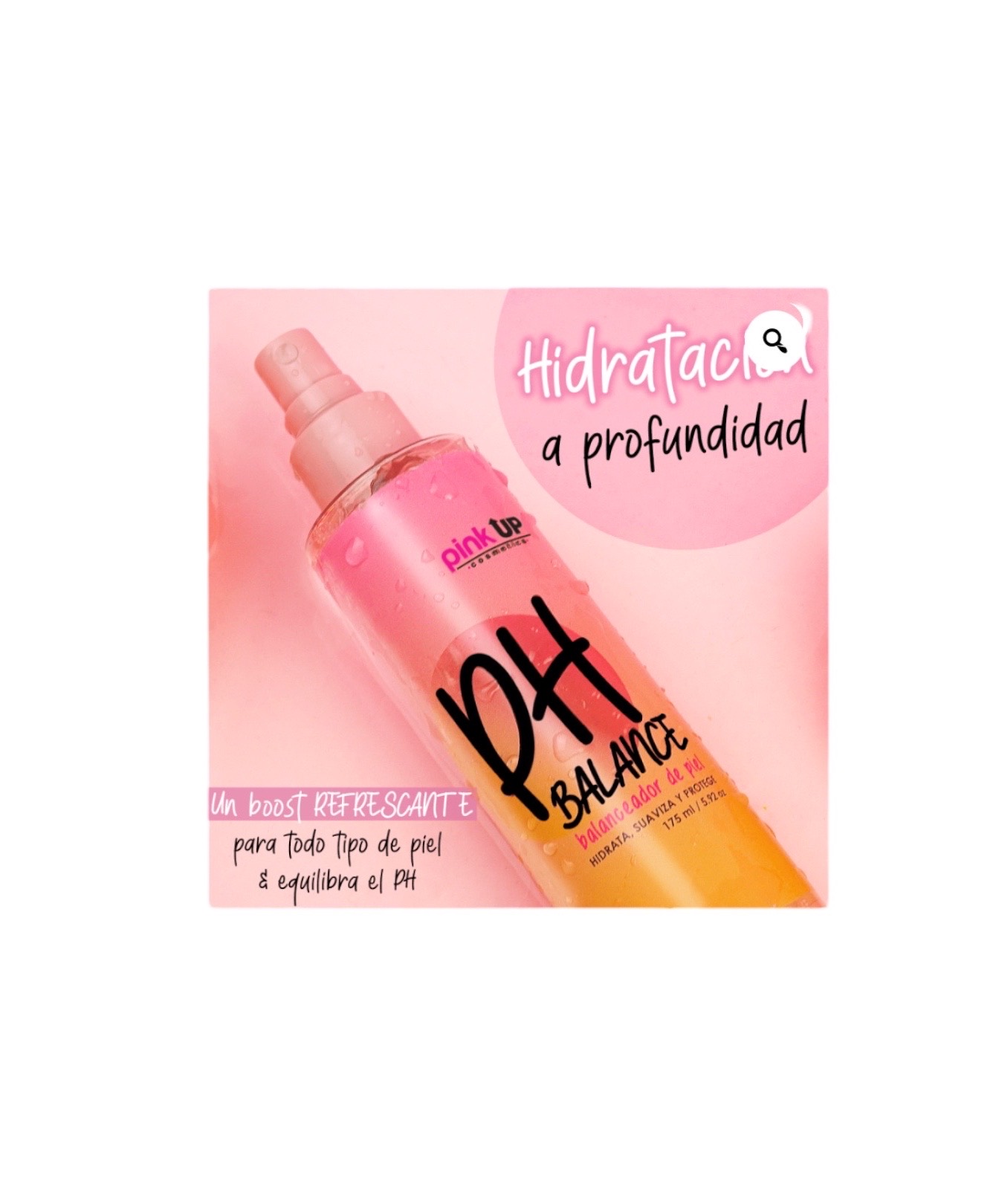 Pink Up Balanceador De PH Y FIjador De Maquillaje 165ml 