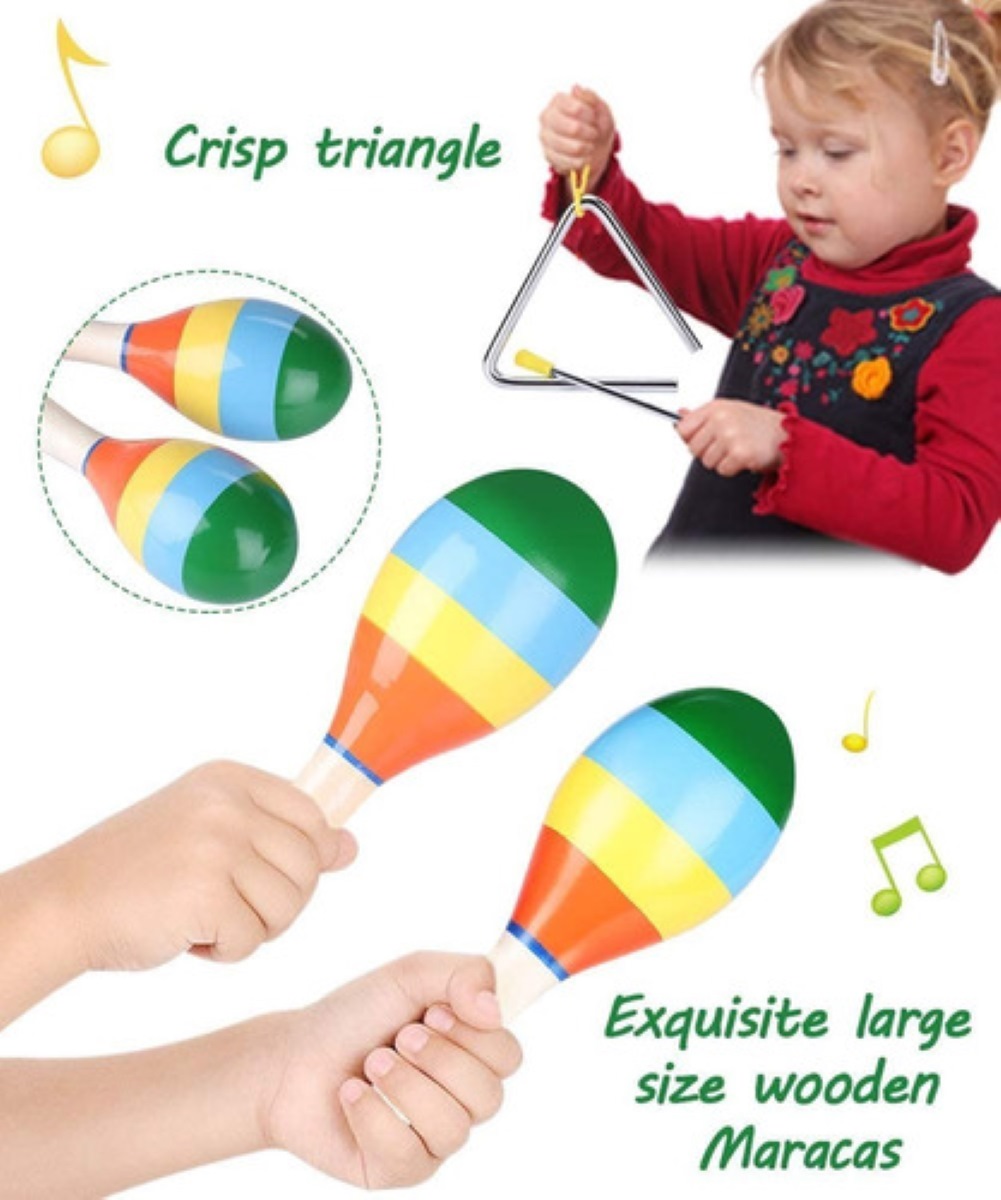 Instrumento Musical Percusión Tambor Xilofono Regalo P/niños