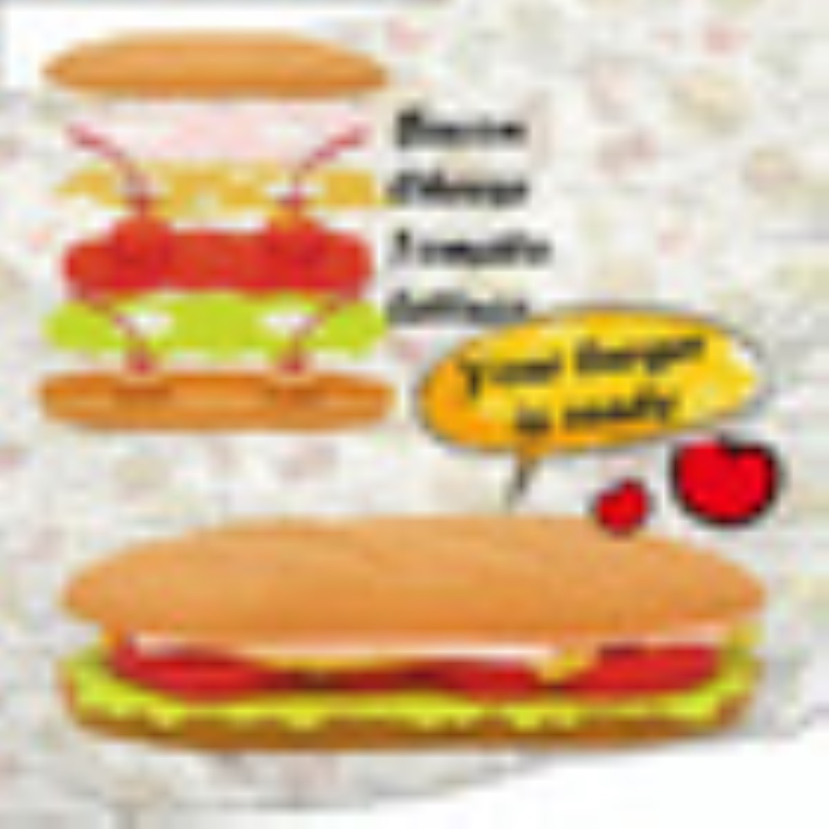 Set Hamburguesas Comida Juguete De Comida Para Niños 