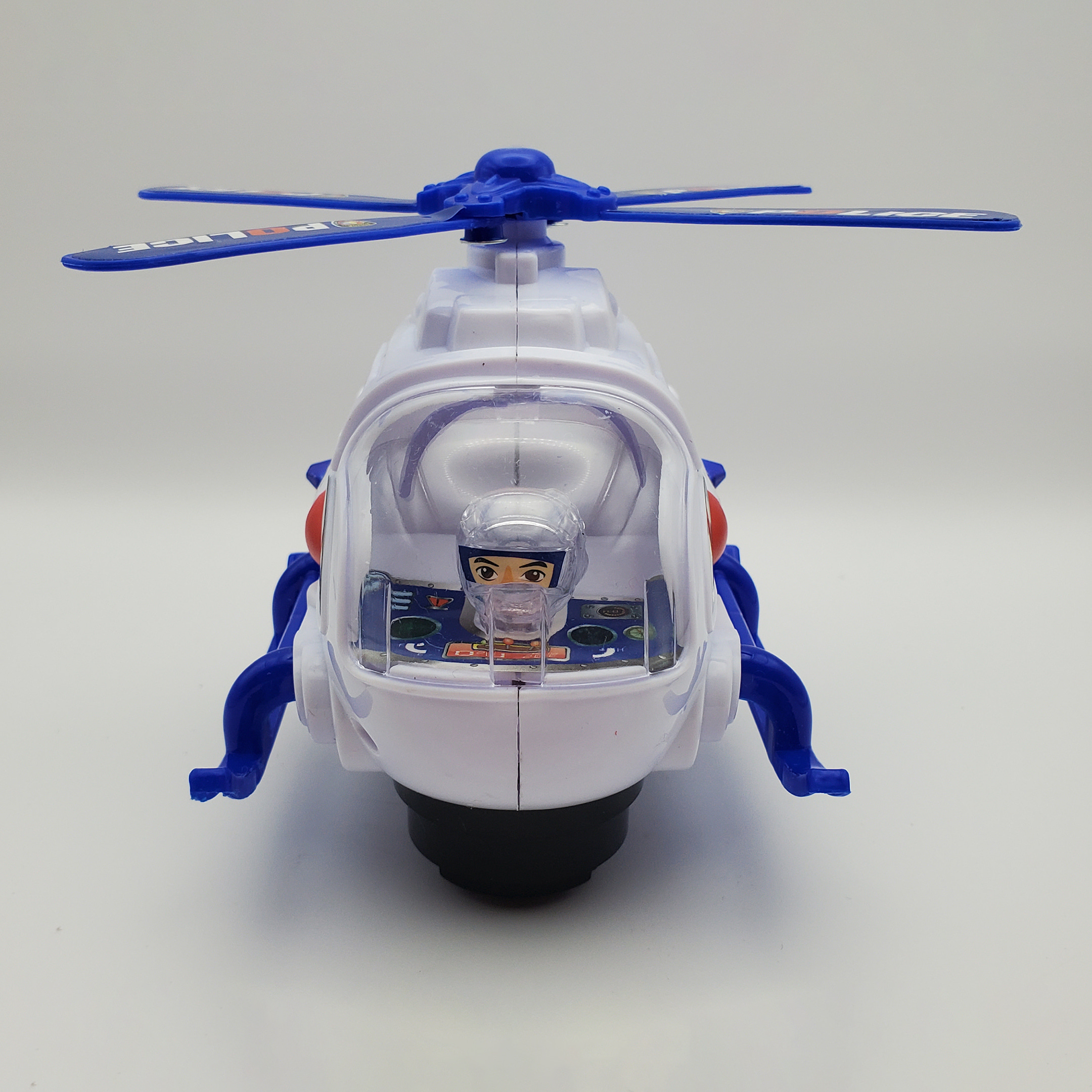 Helicóptero Policía Con Luz, Sonido Y Movimiento