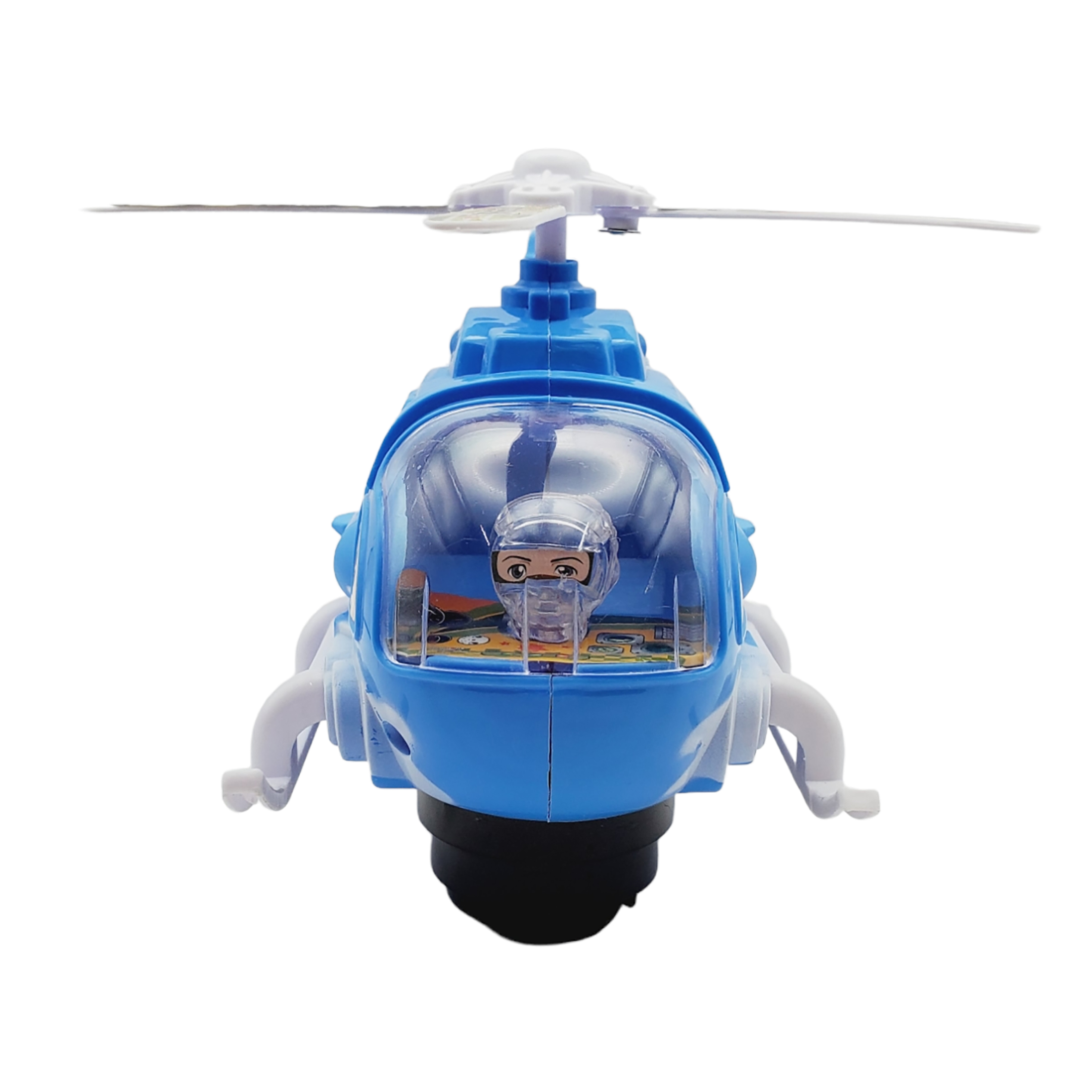 Helicóptero Policía Con Luz, Sonido Y Movimiento