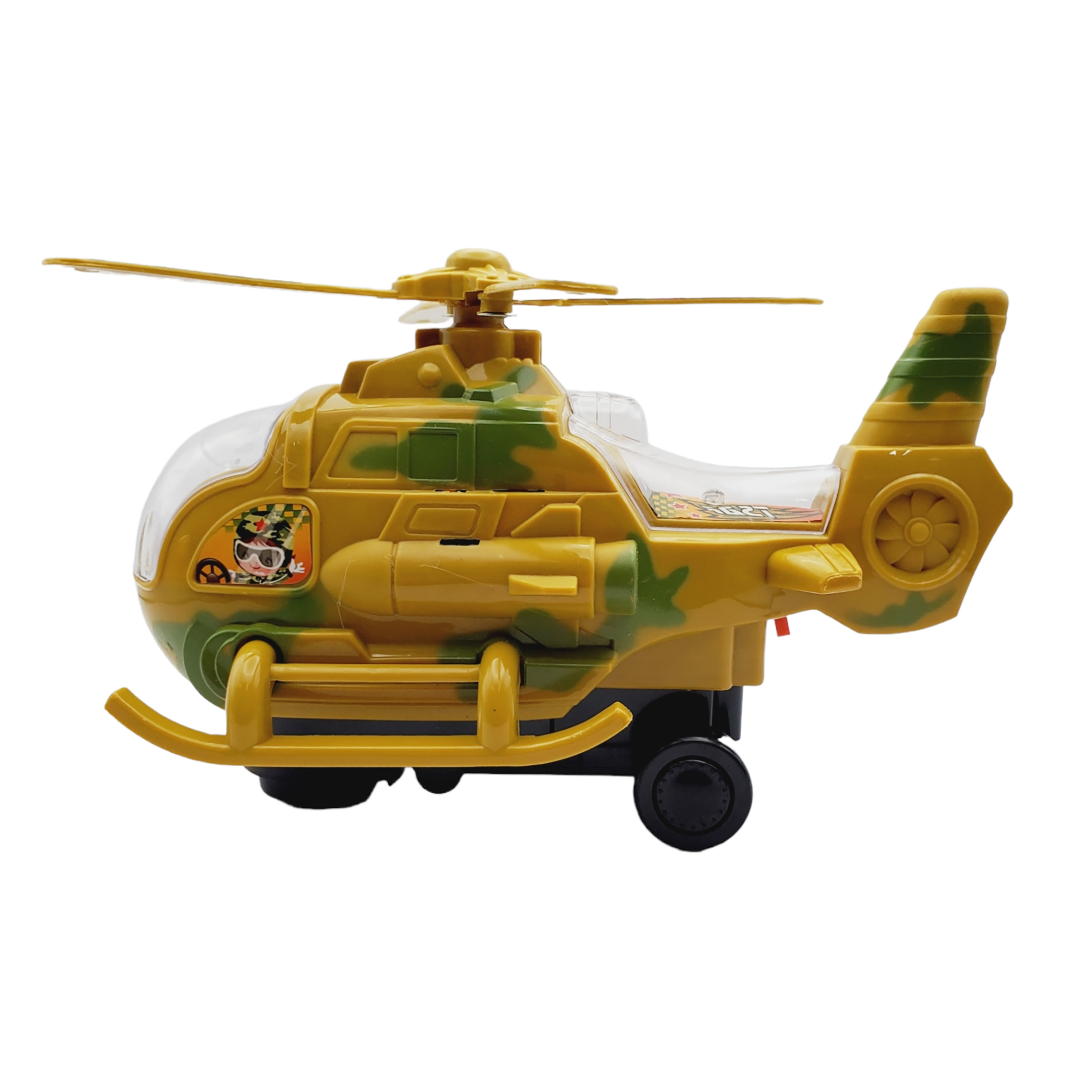 Helicóptero Policía Con Luz, Sonido Y Movimiento