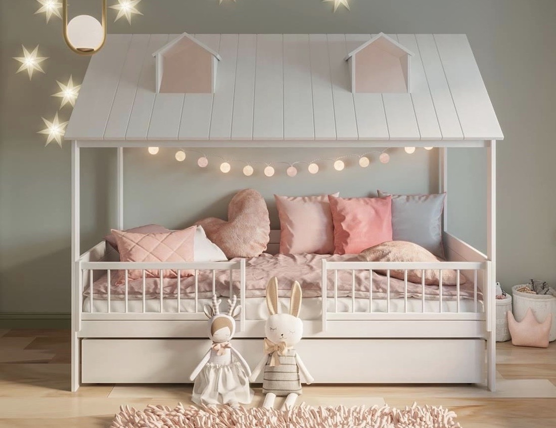 Cama Infantil Individual Luna.