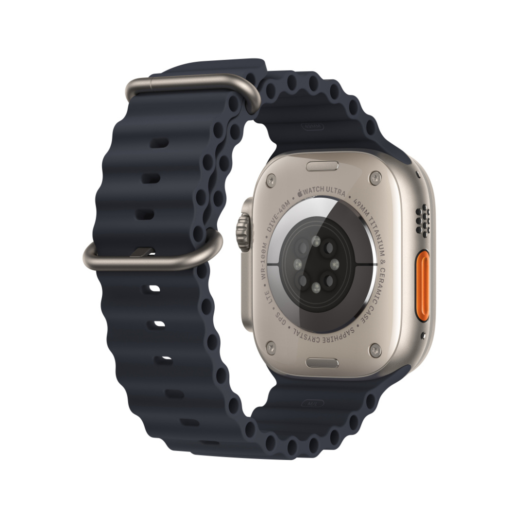 Apple Watch Ultra MQET3LZ/A GPS + Cellular, 49mm Titanium Case with Midnight Ocean Band