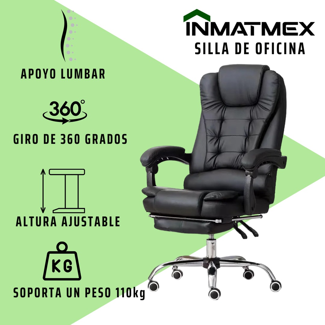 Silla Master Inmatmex Oficina Escritorio Con Descansa Pies