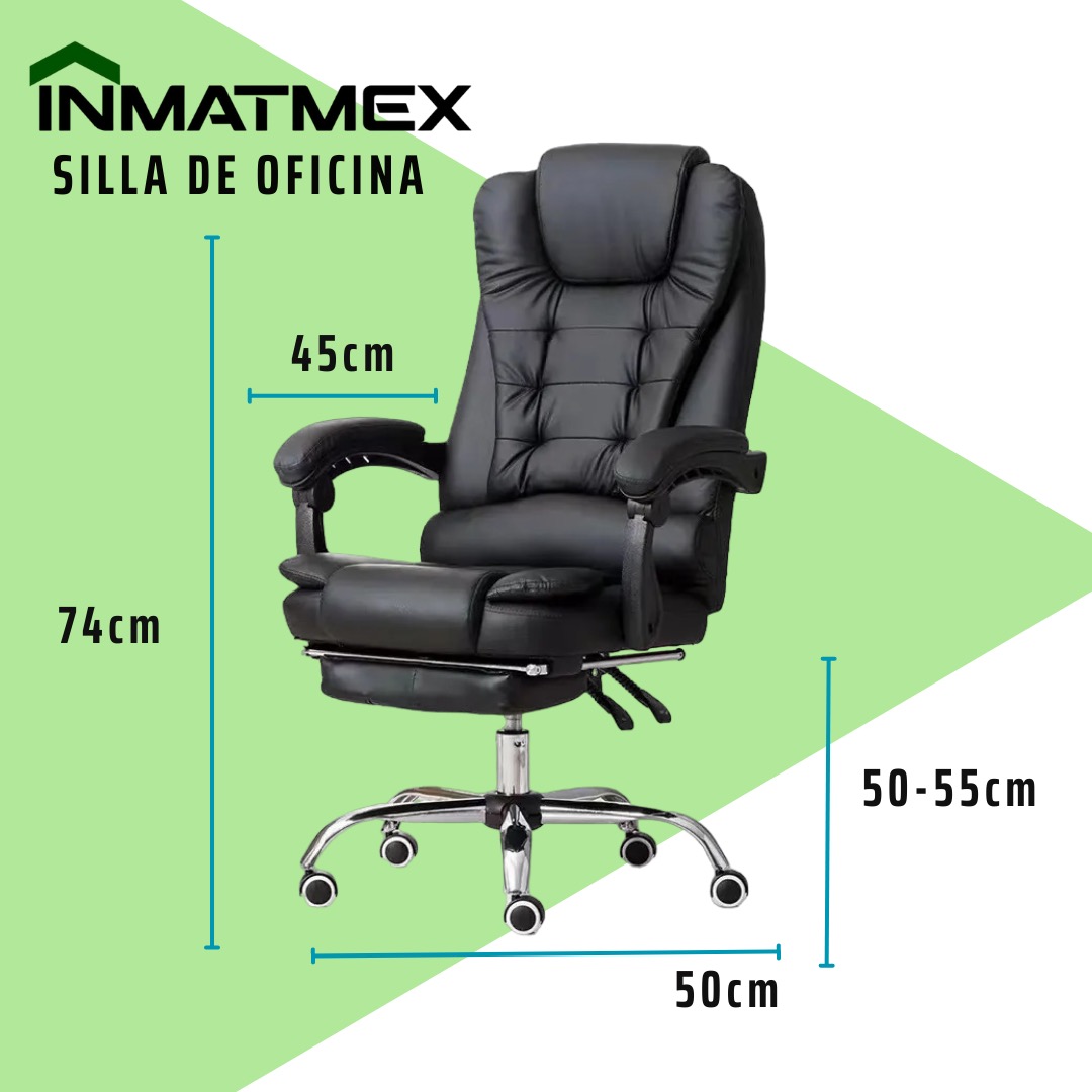 Silla Master Inmatmex Oficina Escritorio Con Descansa Pies