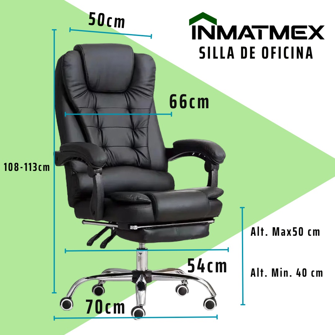 Silla Master Inmatmex Oficina Escritorio Con Descansa Pies