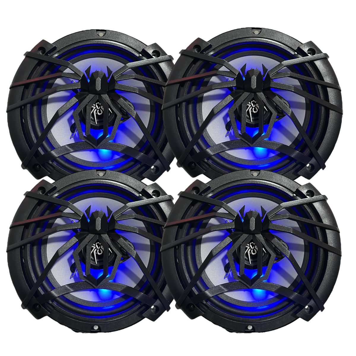 Bocinas 6.5 soundstream con luz led para puertas 2 pares 