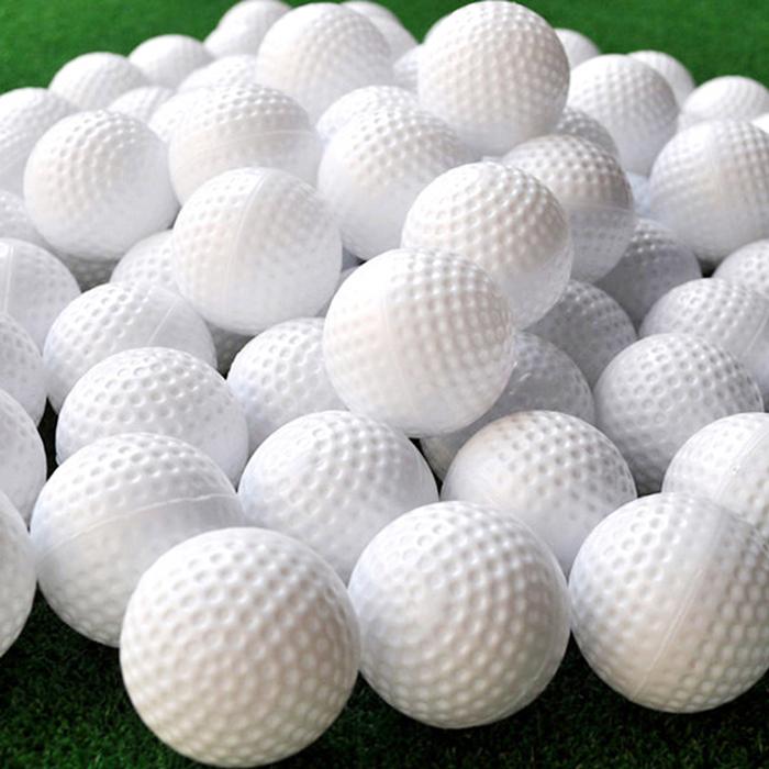 Pelotas de golf para principiantes MXLRF-003-6 30 Pzas 4cm Diámetro Golf o Minigolf Plástico PE Color al Azar GolfColorful