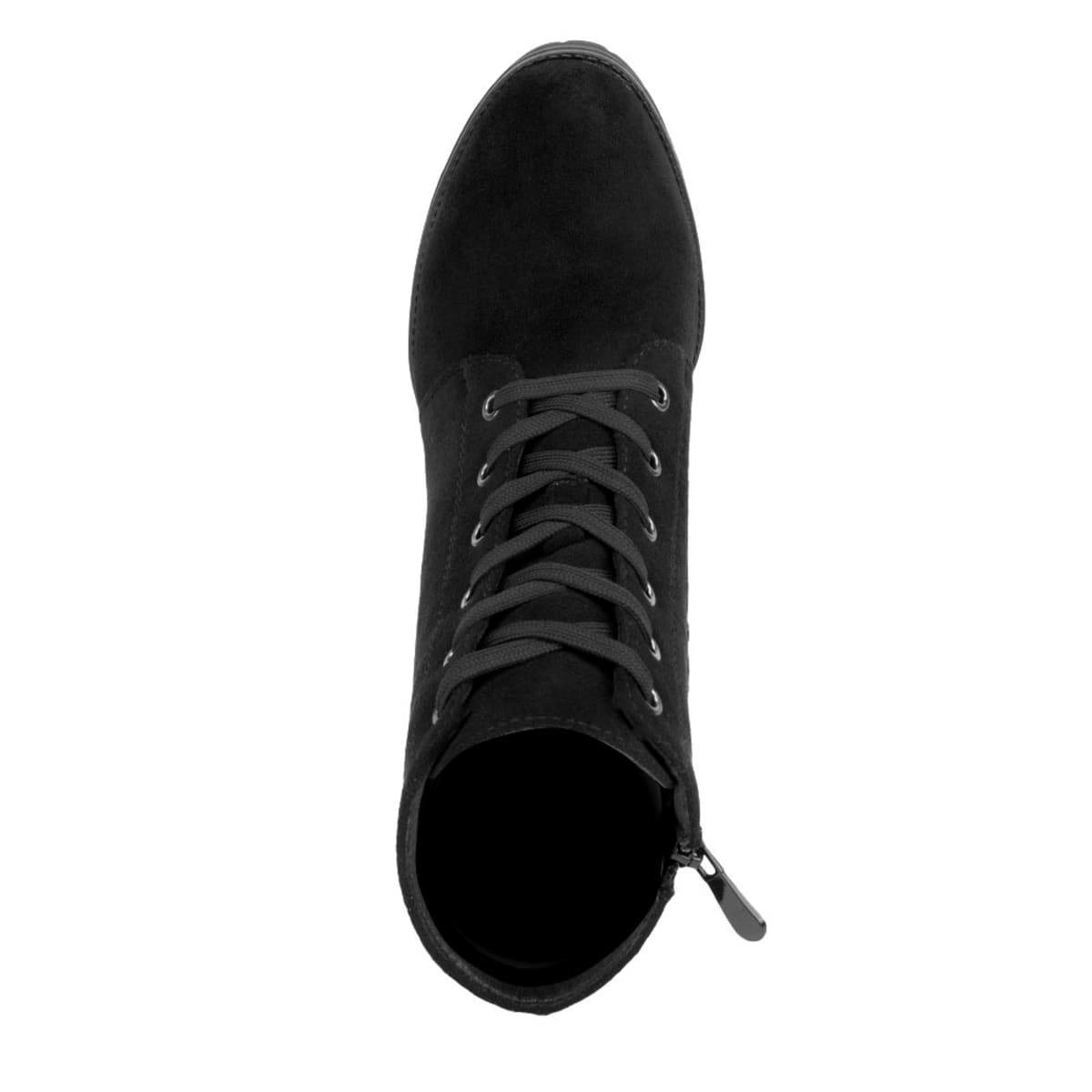 Bota de vestir negras Sao Paulo, de ante con suela track, mod. 1086749