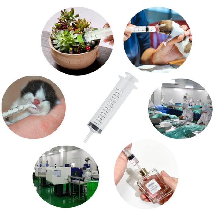 Herramienta de Medición MXSYR-006-1 10 Pzs 150 ml Plástico Transparente Jeringa de InyecciónInducción, SyrPro150